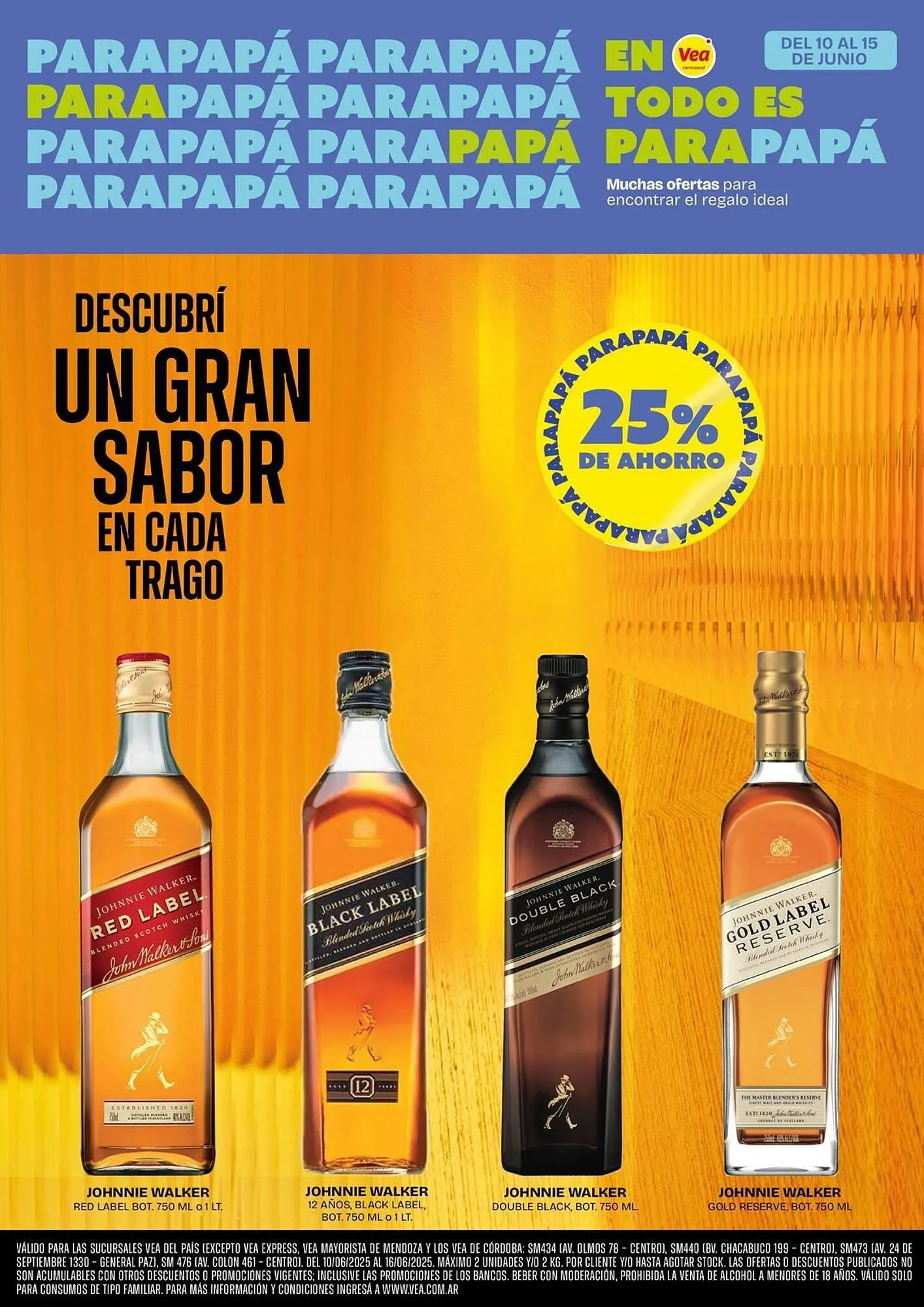 Ofertas de Catálogo Supermercados Vea 10 de junio al 15 de junio 2025 - Página 1 del catálogo