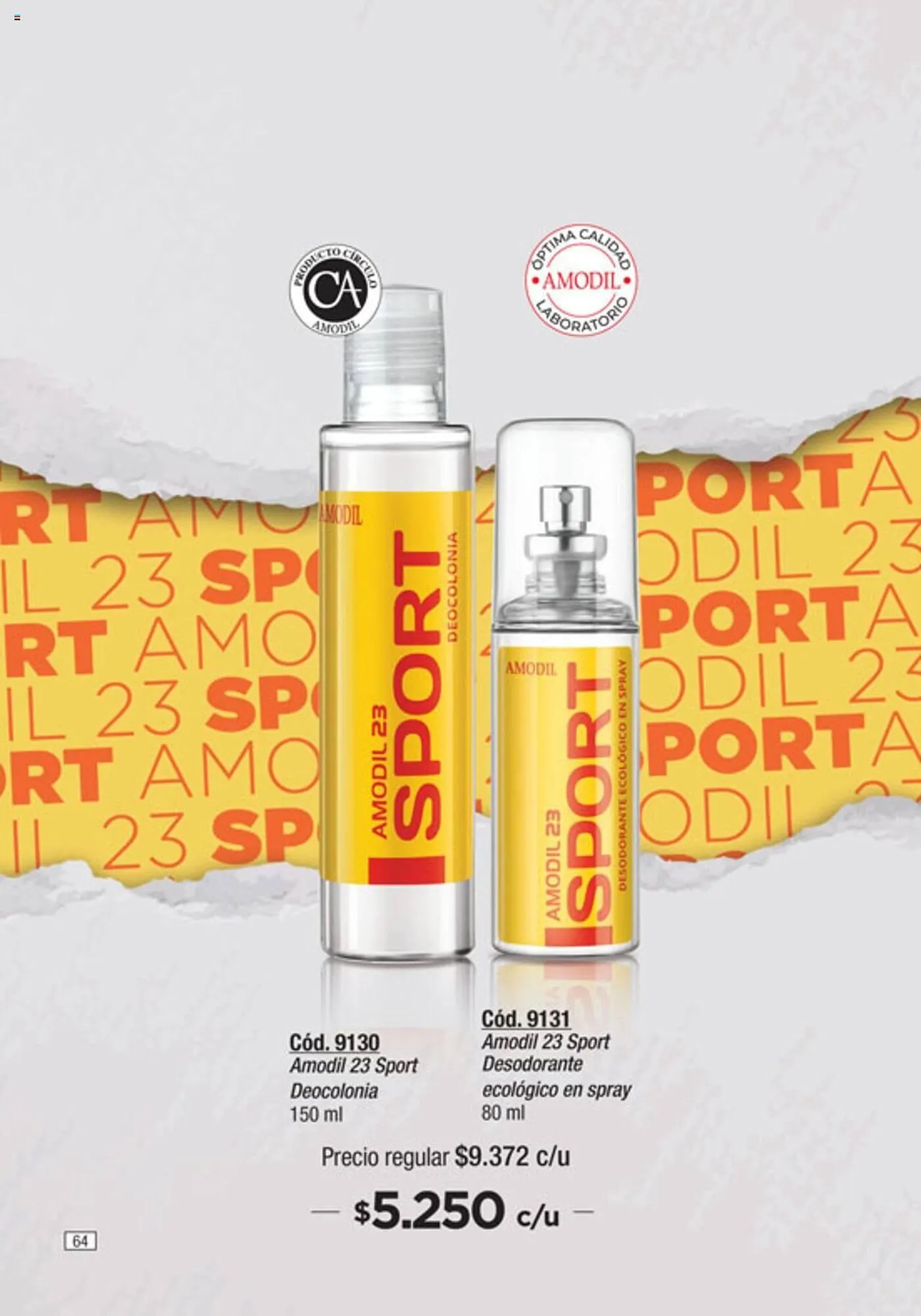 Ofertas de Catálogo Amodil 2 de octubre al 15 de octubre 2024 - Página 64 del catálogo