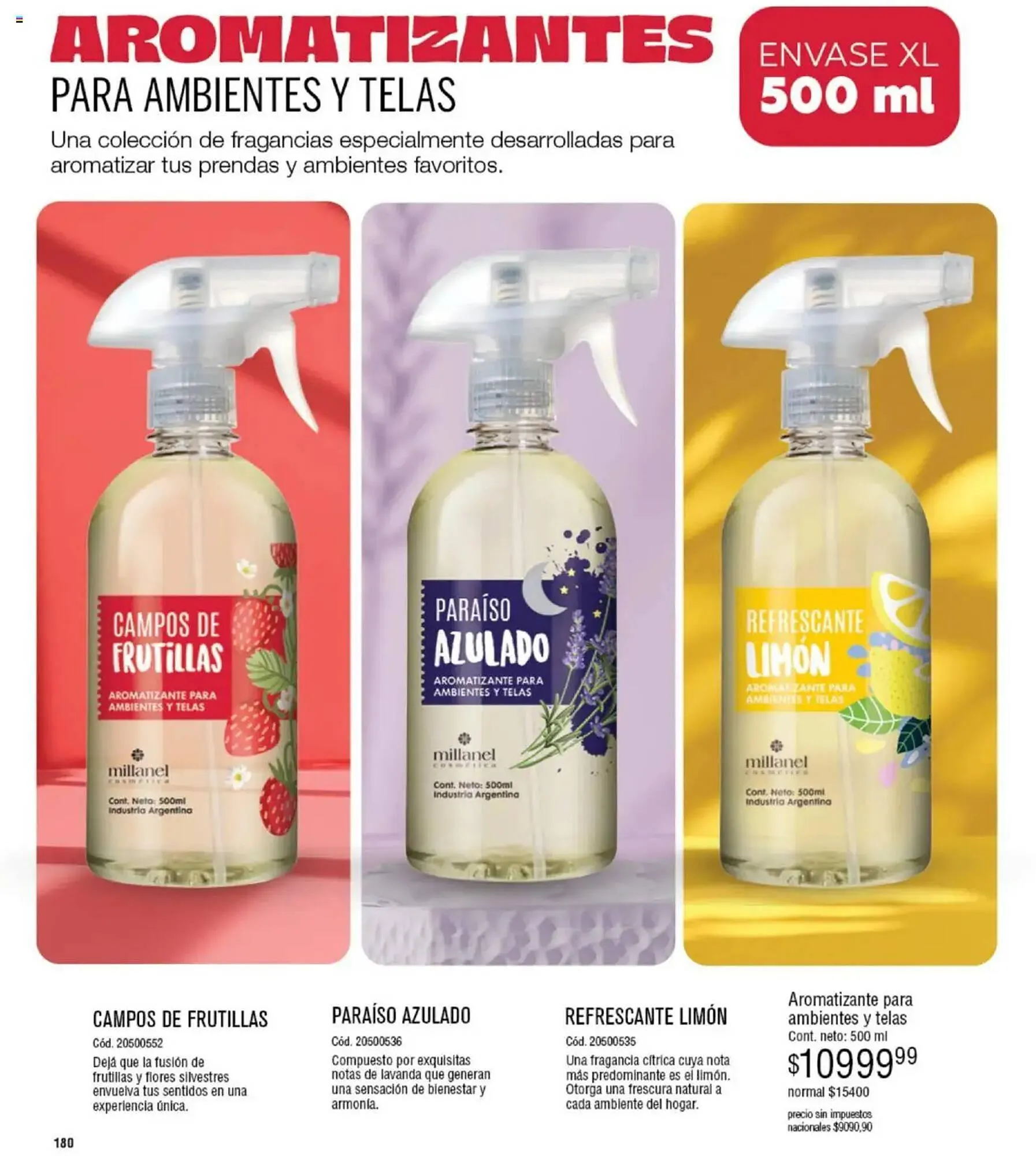 Ofertas de Catálogo Millanel Cosmética 15 de septiembre al 20 de octubre 2025 - Página 180 del catálogo