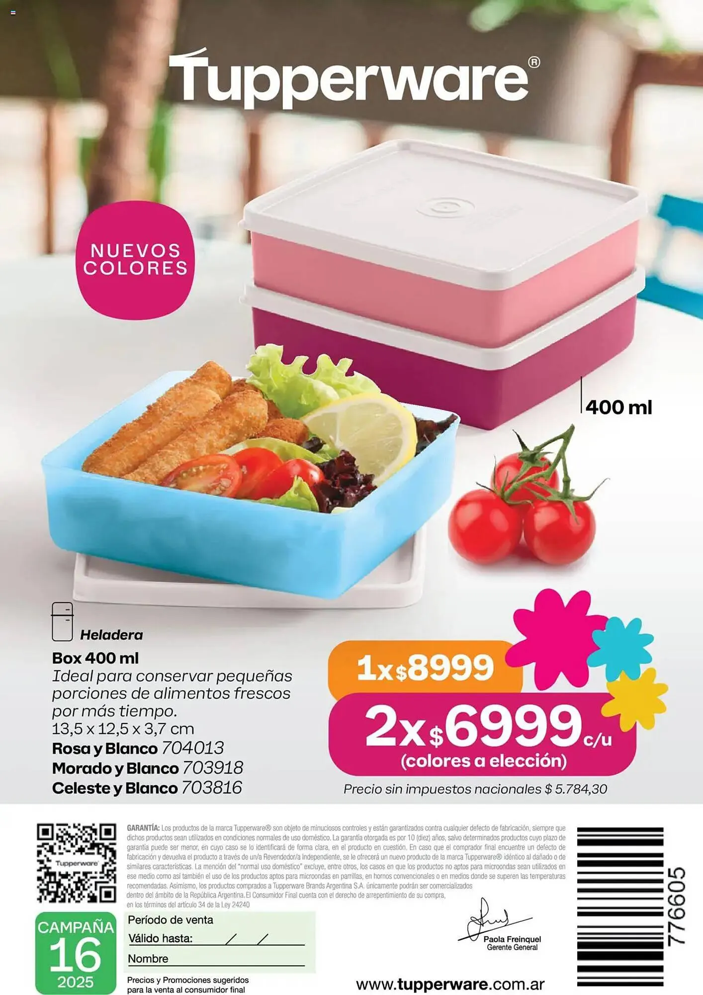 Ofertas de Folleto Tupperware 21 de septiembre al 5 de octubre 2025 - Página 109 del catálogo