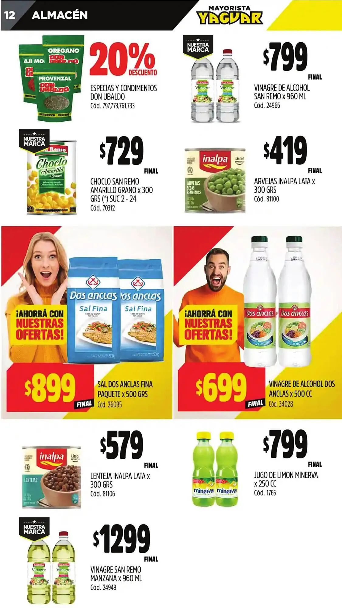 Ofertas de Catálogo Supermercados Yaguar 10 de marzo al 16 de marzo 2025 - Página 12 del catálogo