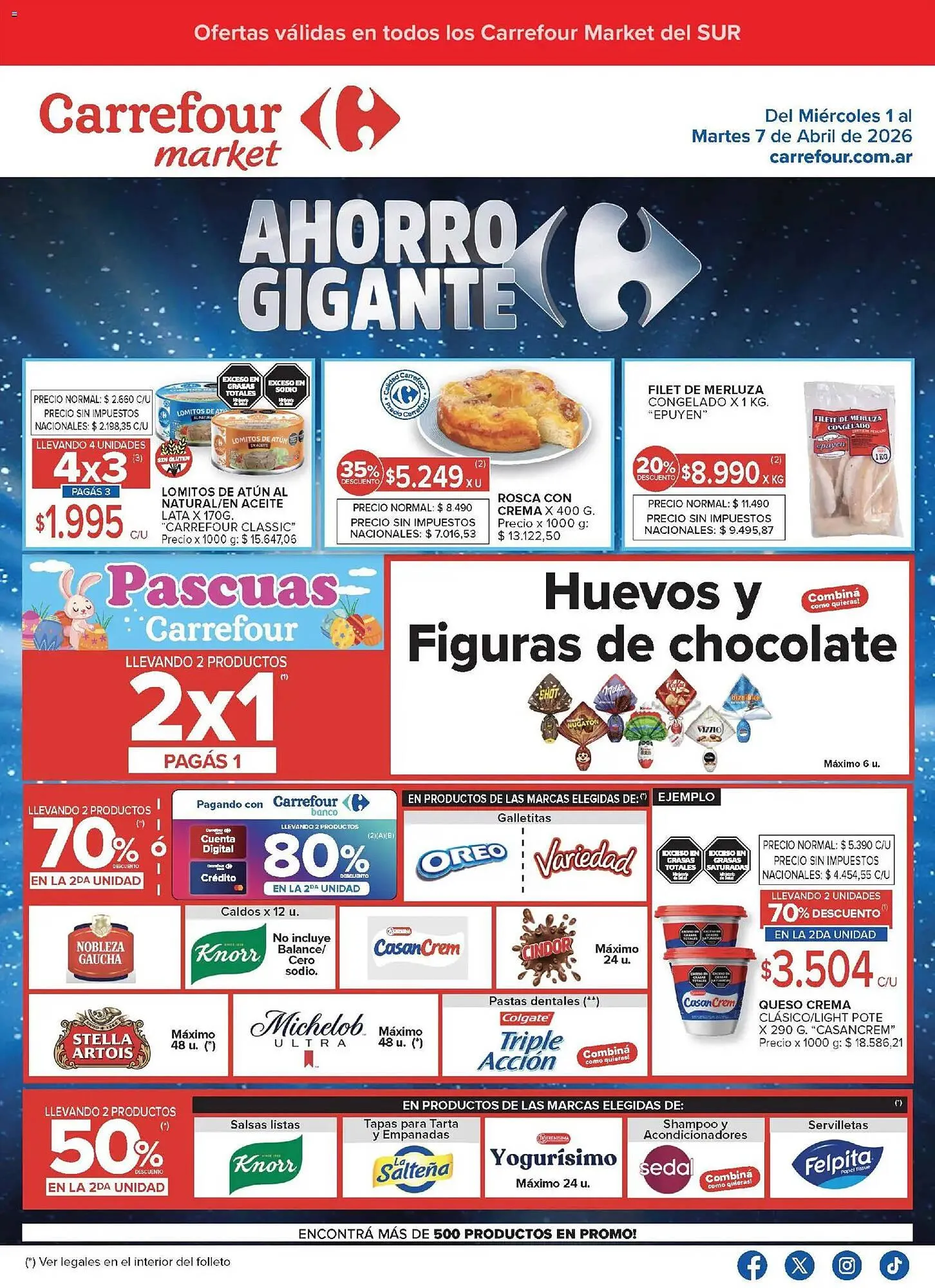 Ofertas de Folleto Carrefour Market 31 de marzo al 7 de abril 2026 - Página 1 del catálogo