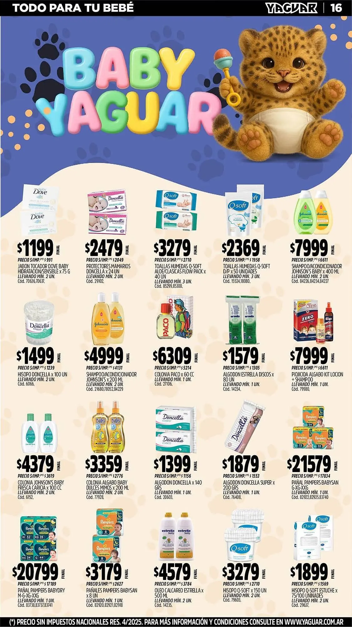 Ofertas de Catálogo Supermercados Yaguar 8 de diciembre al 14 de diciembre 2025 - Página 20 del catálogo