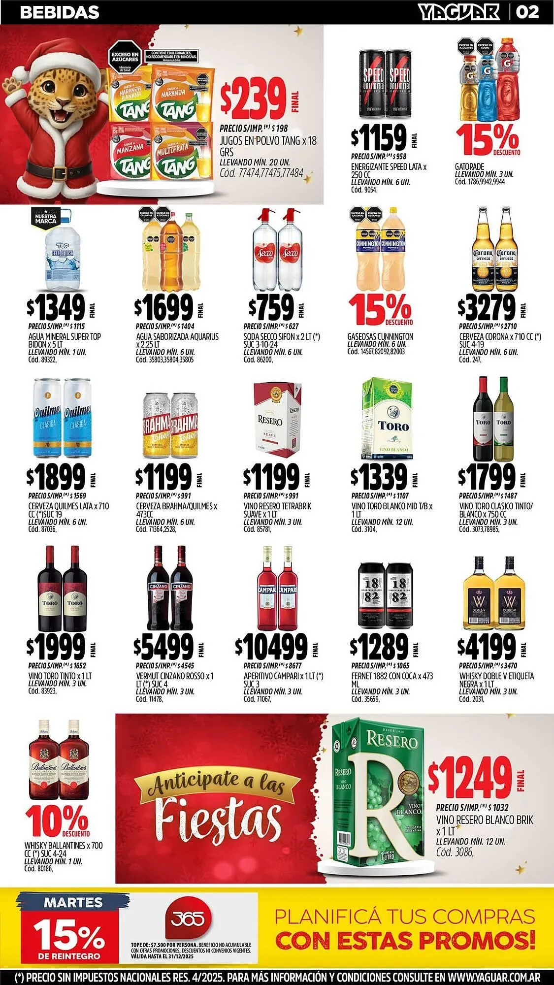 Ofertas de Catálogo Supermercados Yaguar 8 de diciembre al 14 de diciembre 2025 - Página 2 del catálogo