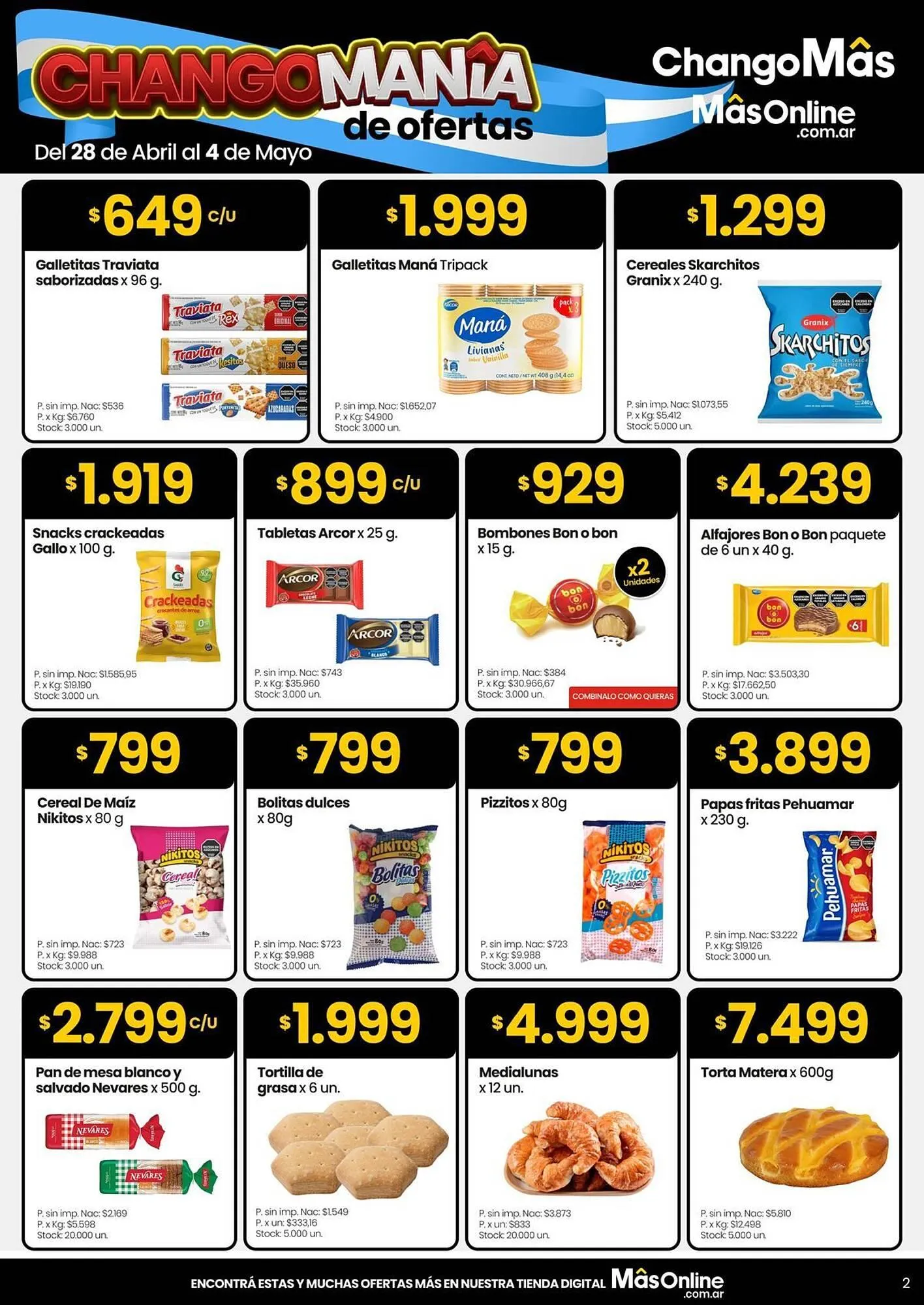 Ofertas de Catálogo Changomas 28 de abril al 4 de mayo 2026 - Página 2 del catálogo