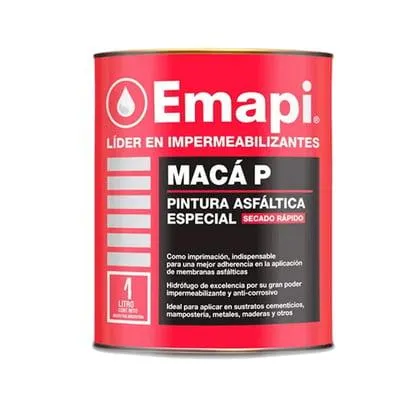 Pintura asfáltica de secado rápido 18 l