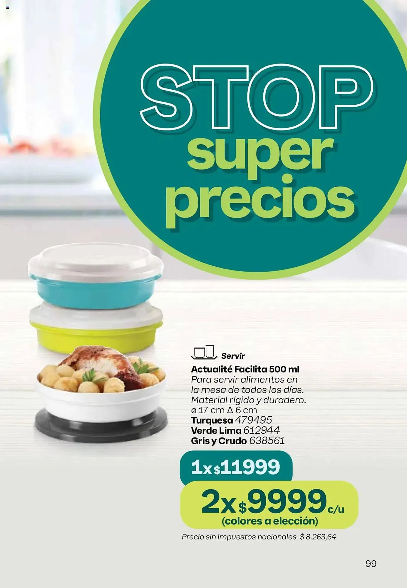Ofertas de Folleto Tupperware 8 de septiembre al 22 de septiembre 2025 - Página 100 del catálogo