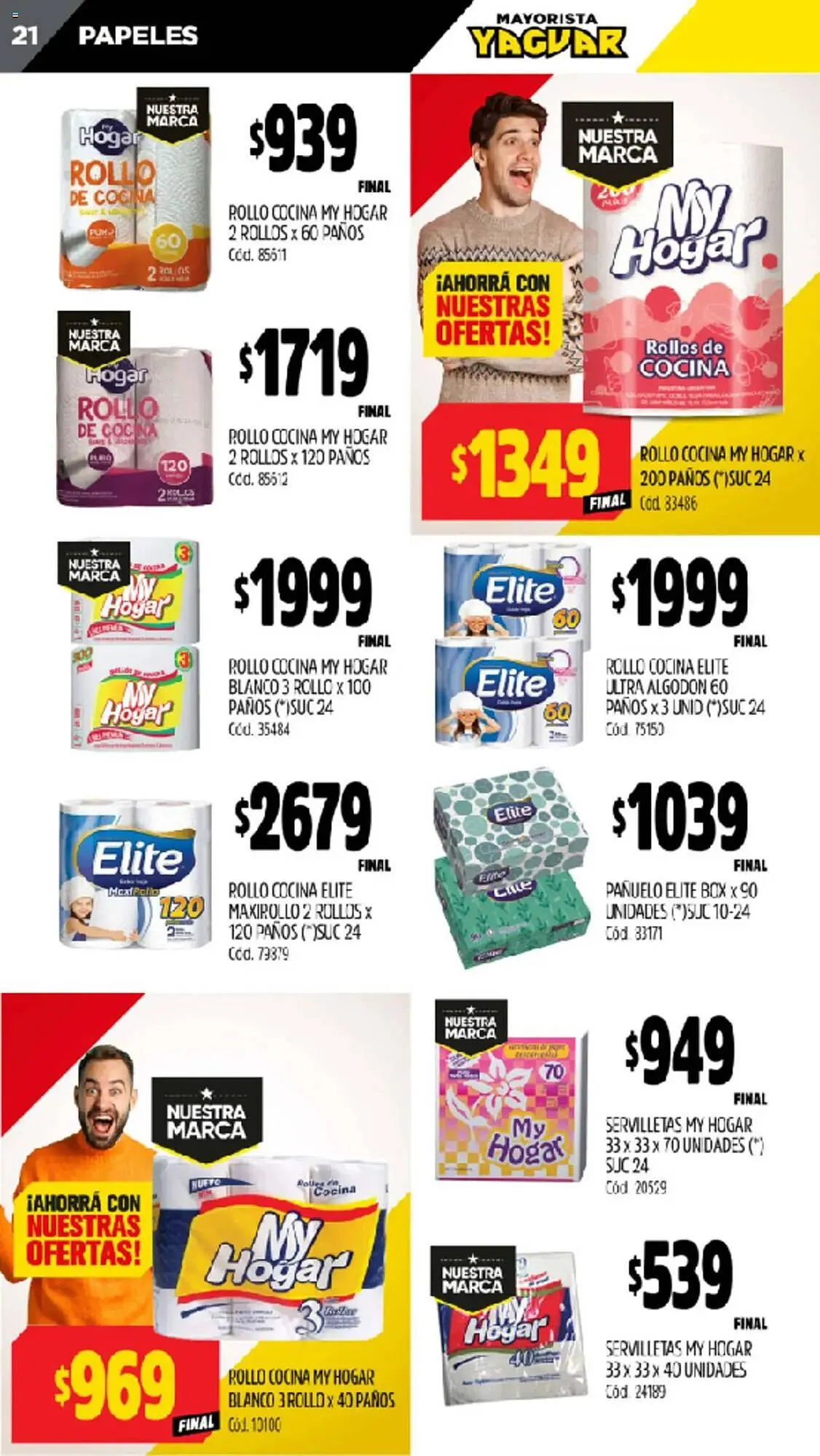 Ofertas de Catálogo Supermercados Yaguar 10 de marzo al 16 de marzo 2025 - Página 22 del catálogo