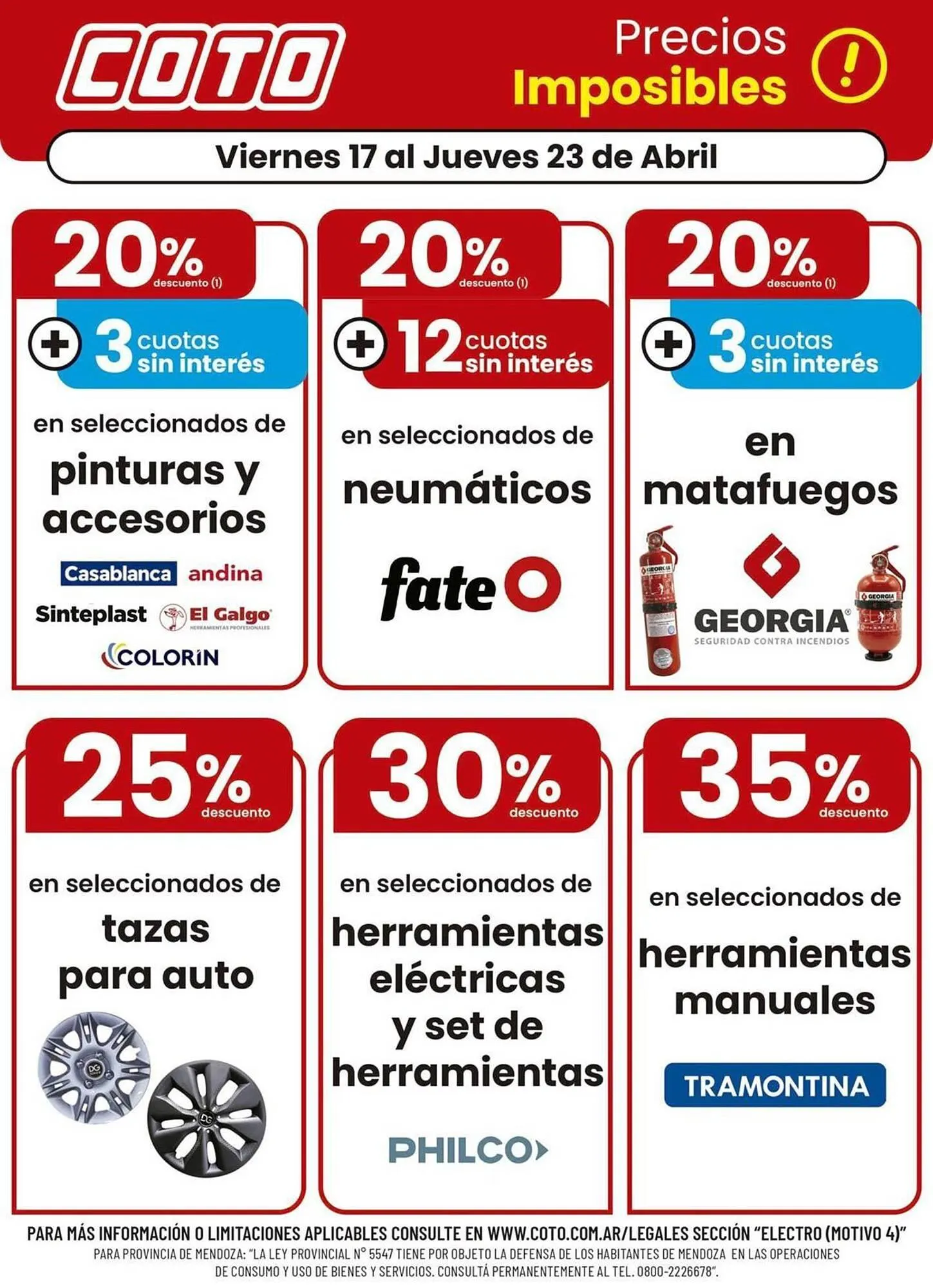 Ofertas de Catálogo Coto 17 de abril al 23 de abril 2026 - Página 4 del catálogo