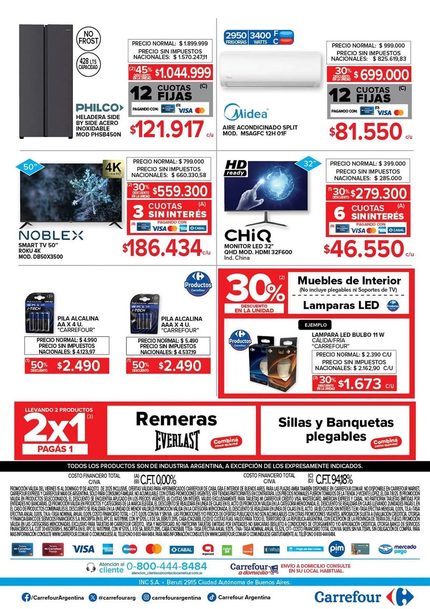 Ofertas de Catálogo Carrefour 15 de agosto al 17 de agosto 2025 - Página 2 del catálogo