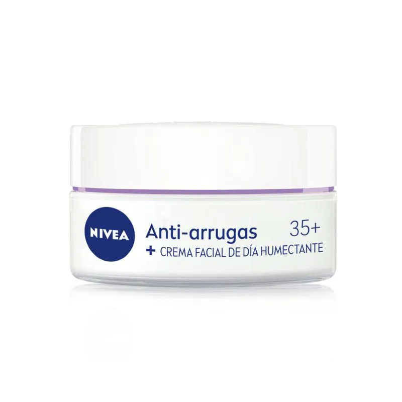 Crema Facial Nivea Antiarrugas con Aceite de Argán 35+ x 50 ml