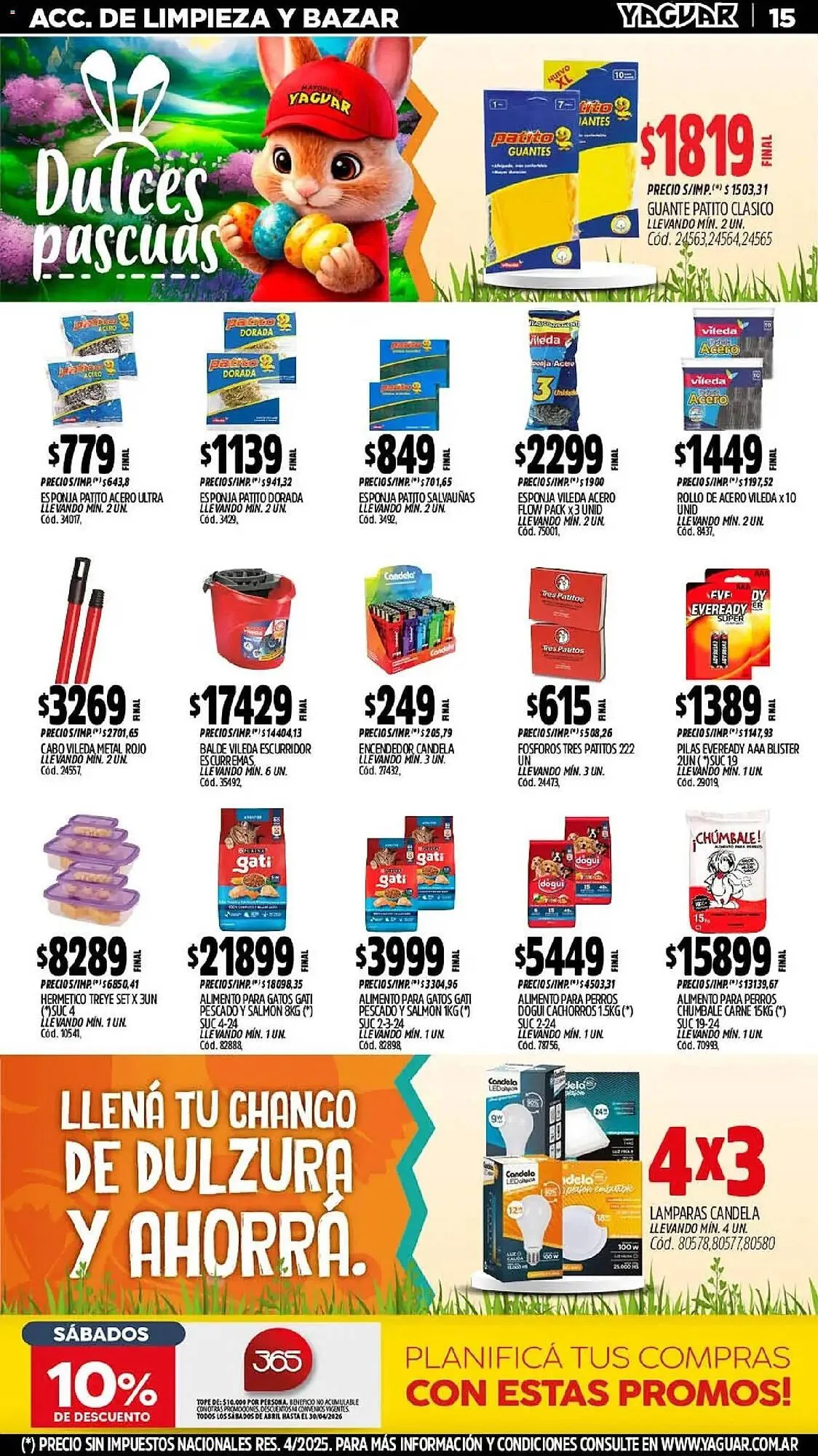 Ofertas de Catálogo Supermercados Yaguar 30 de marzo al 5 de abril 2026 - Página 14 del catálogo