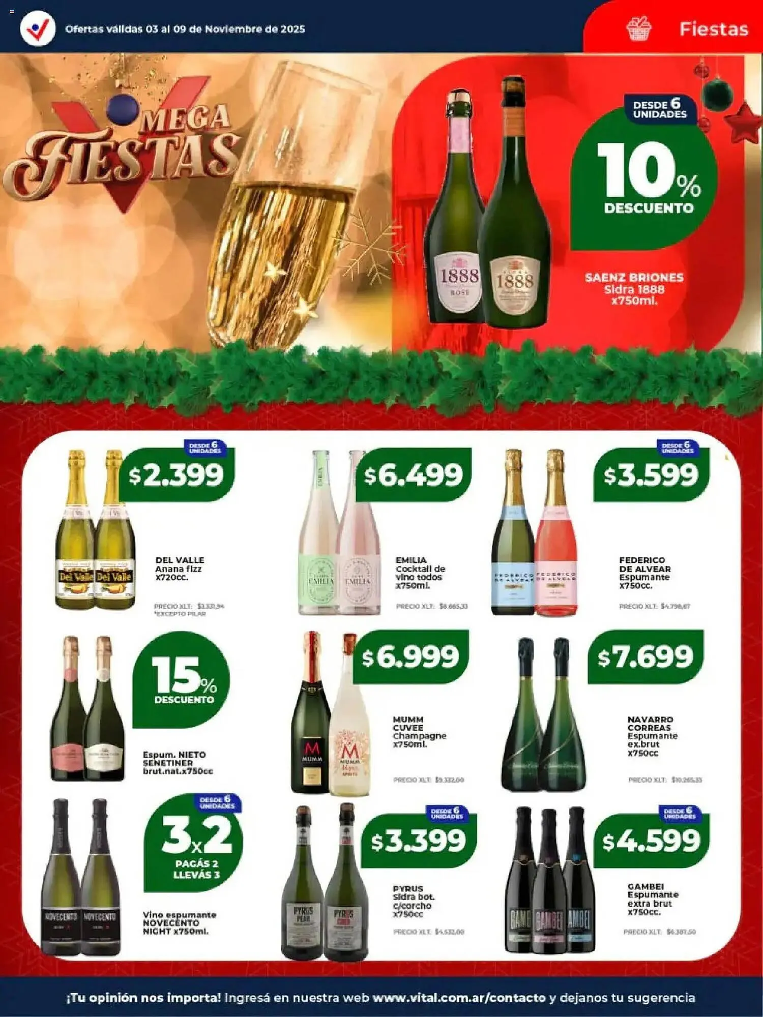 Ofertas de Catálogo Supermayorista Vital 3 de noviembre al 9 de noviembre 2025 - Página 21 del catálogo