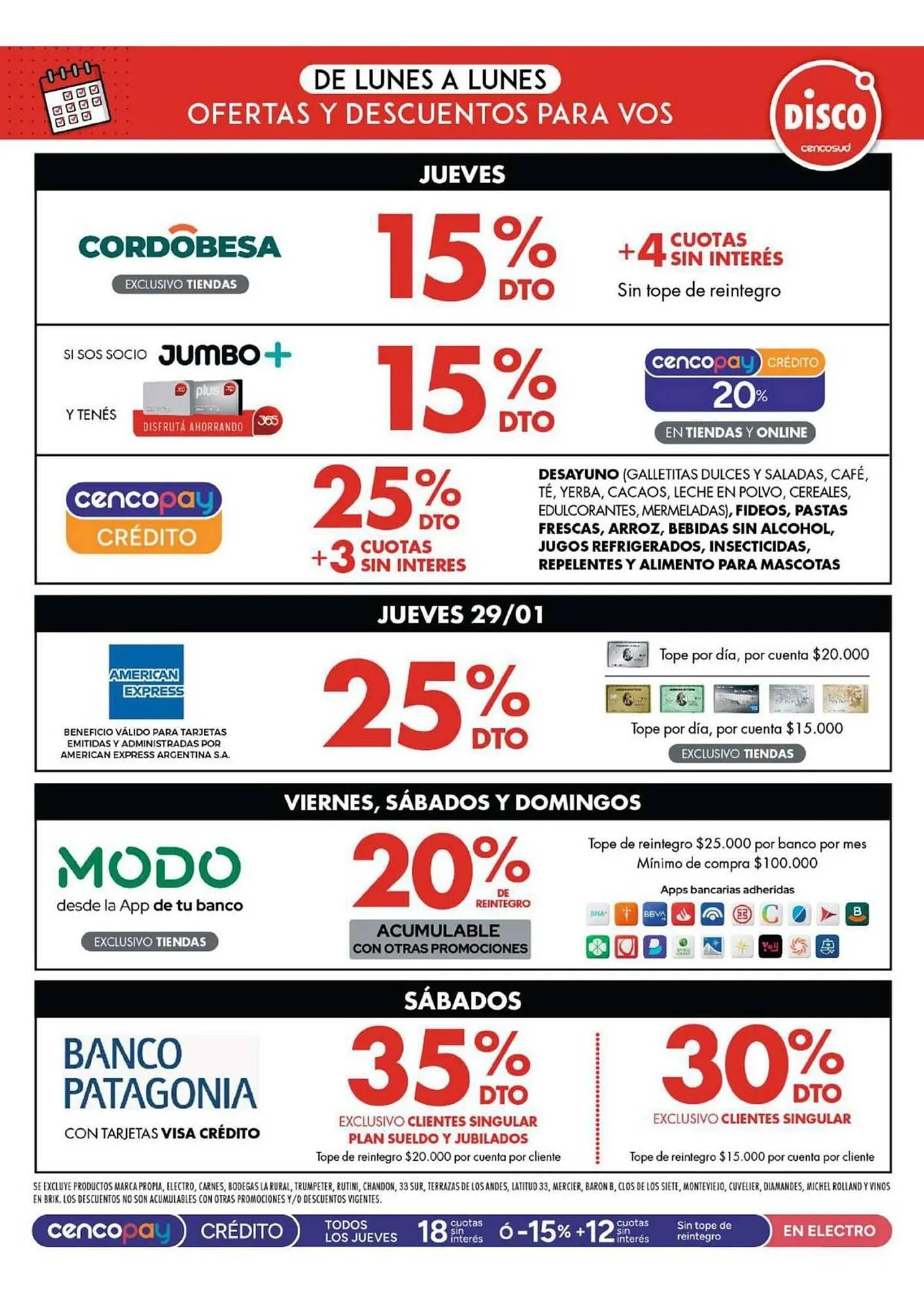 Ofertas de Folleto Disco 16 de enero al 18 de enero 2026 - Página 11 del catálogo