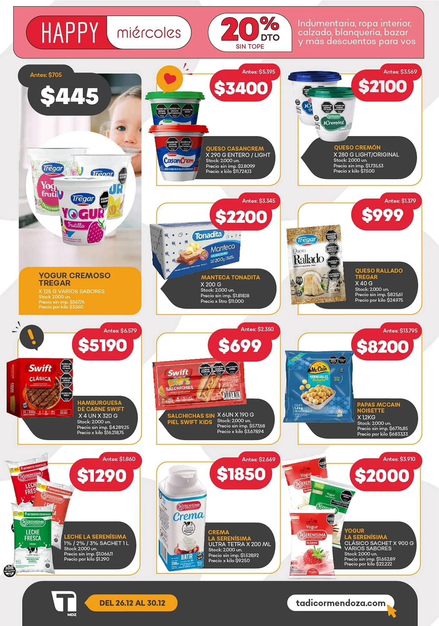 Ofertas de Catálogo Supermercados Tadicor 26 de diciembre al 30 de diciembre 2025 - Página 4 del catálogo