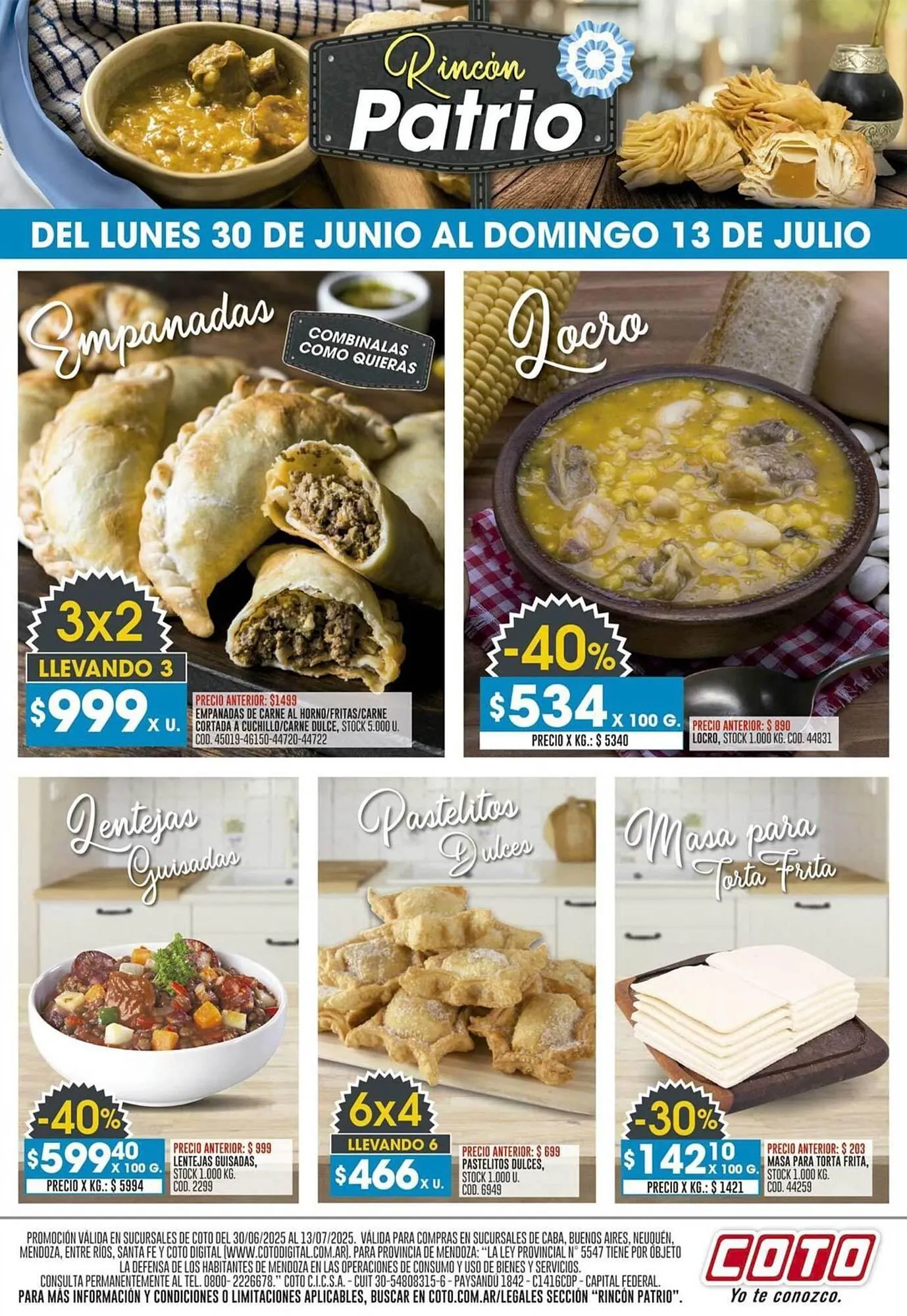 Ofertas de Catálogo Coto 30 de junio al 13 de julio 2025 - Página 1 del catálogo