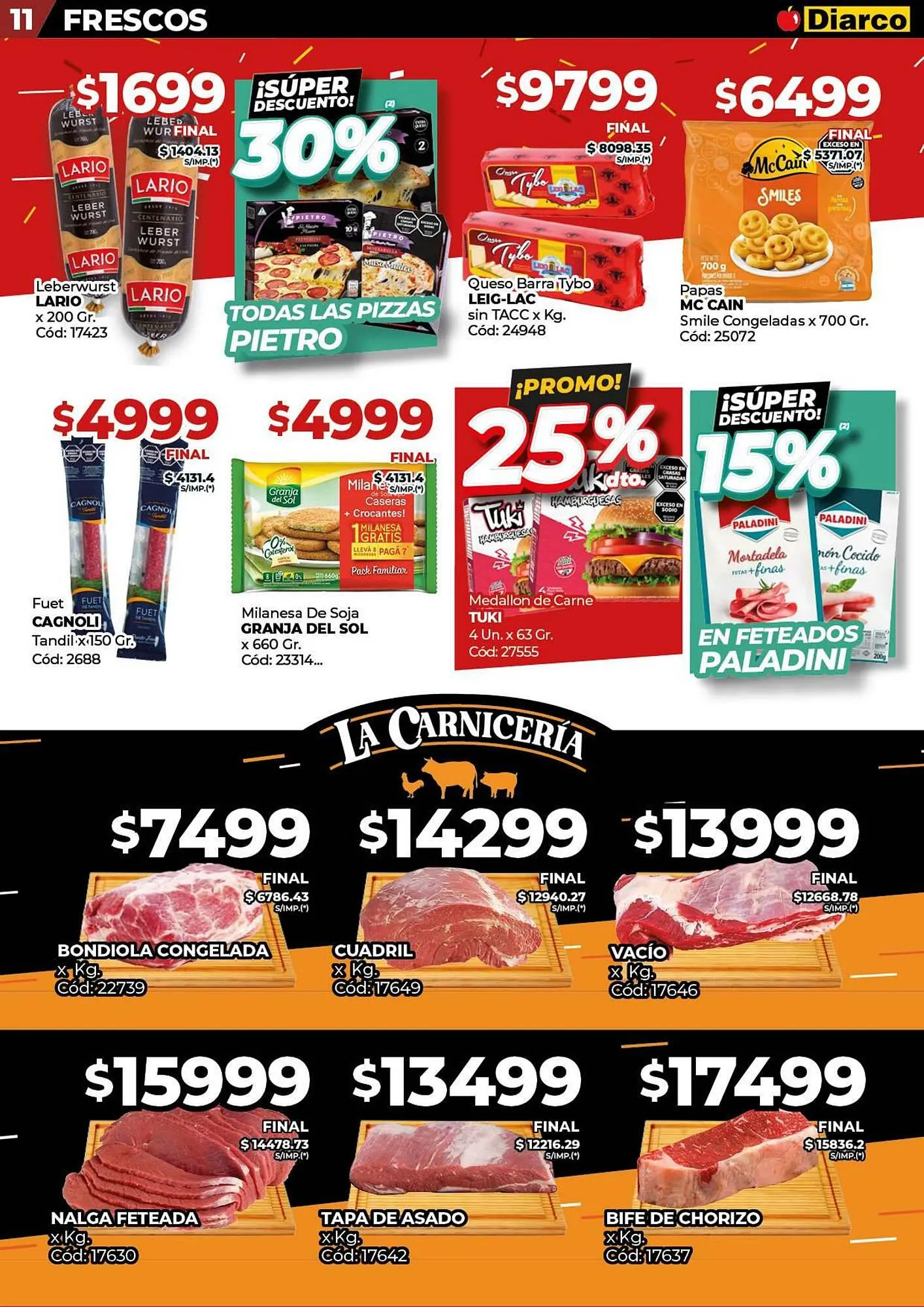 Ofertas de Catálogo Diarco 25 de agosto al 30 de agosto 2025 - Página 11 del catálogo