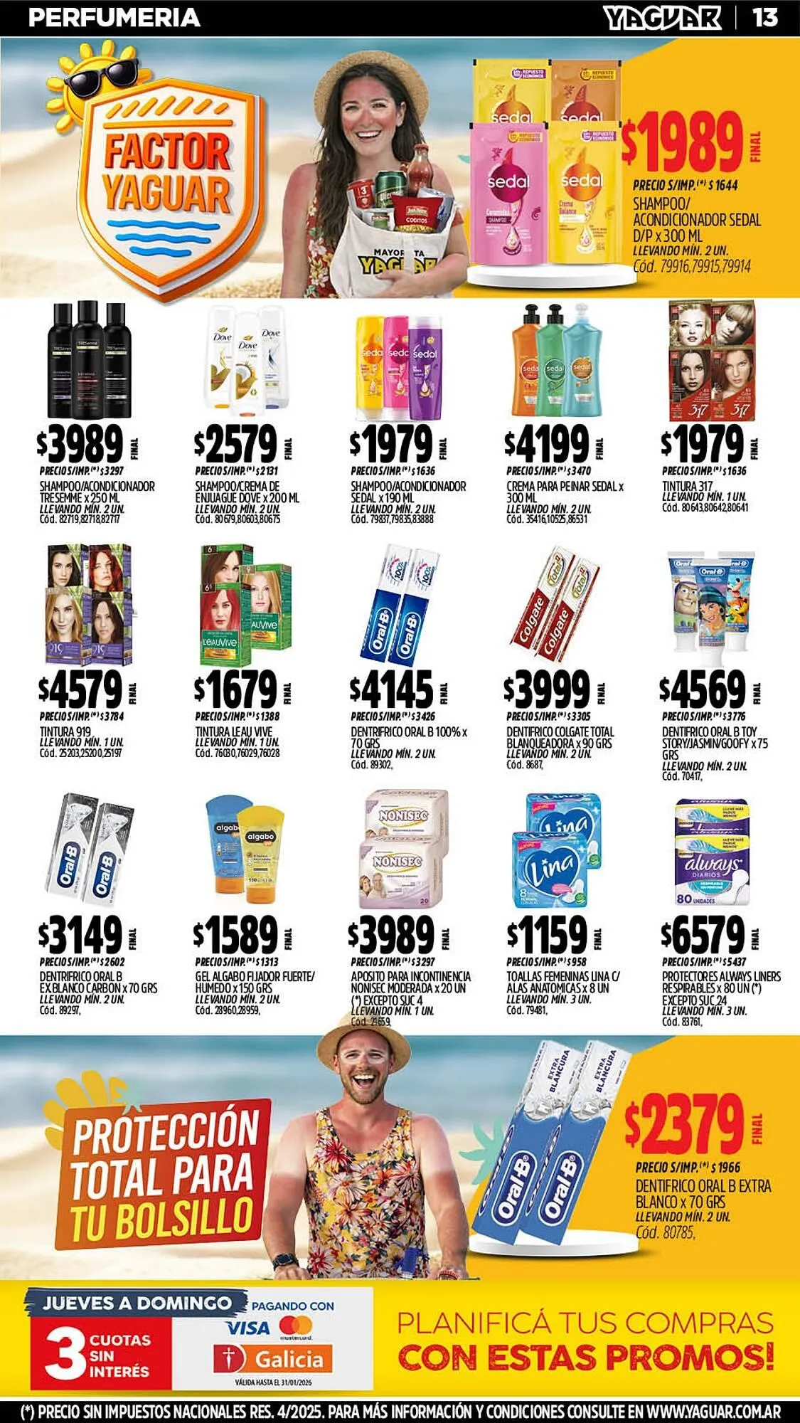 Ofertas de Catálogo Supermercados Yaguar 26 de enero al 1 de febrero 2026 - Página 13 del catálogo