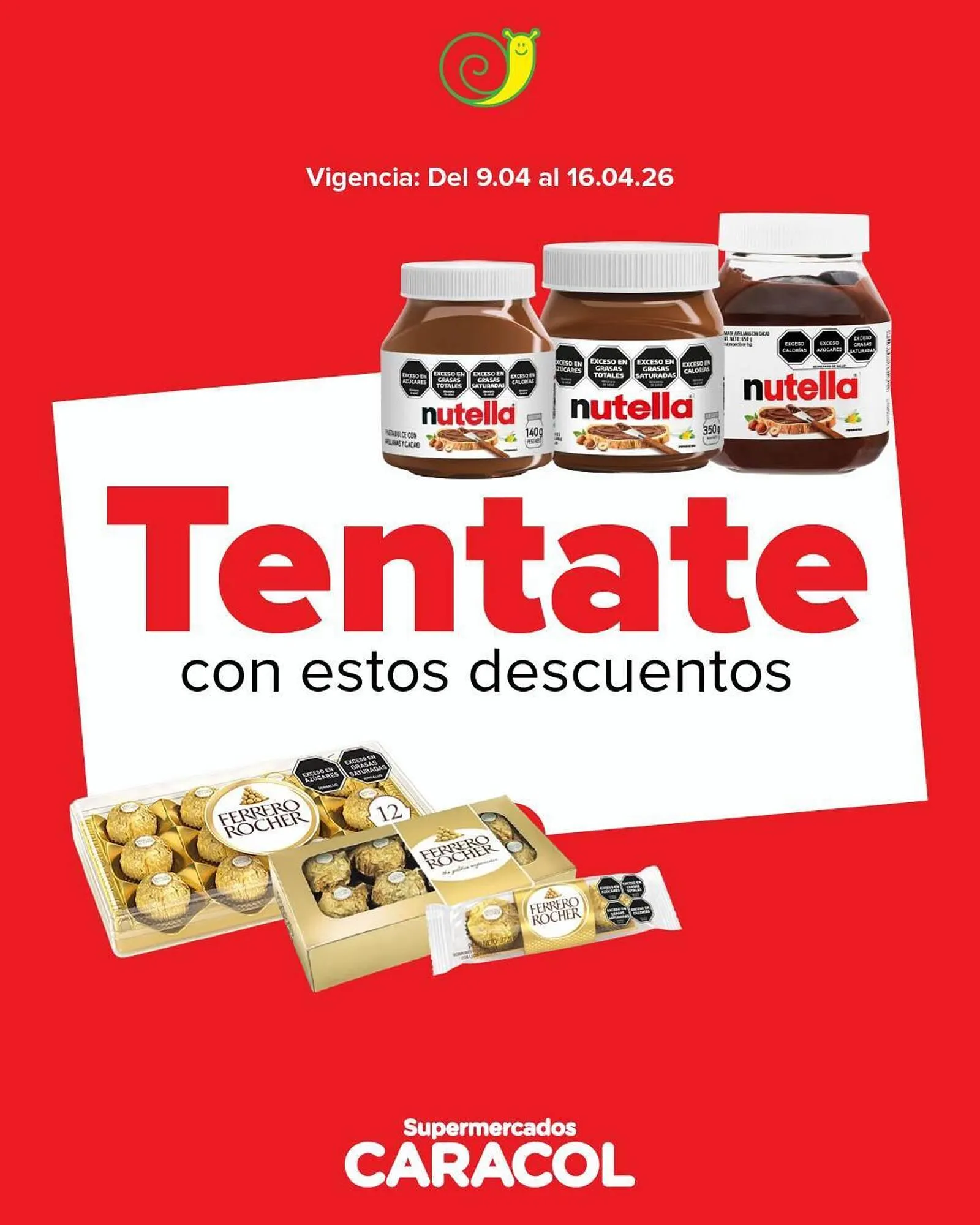 Ofertas de Catálogo Supermercados Caracol 9 de abril al 16 de abril 2026 - Página 1 del catálogo