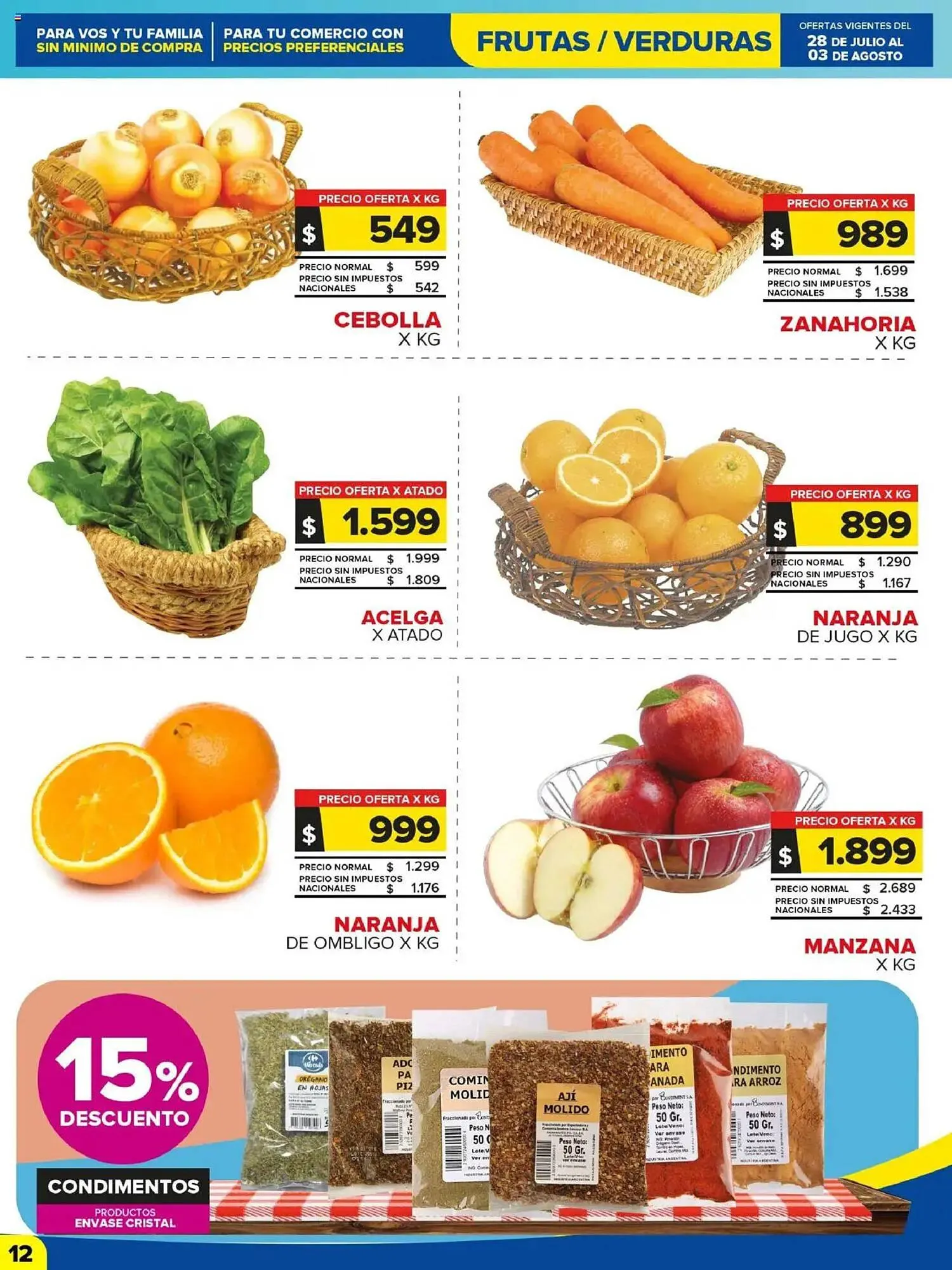 Ofertas de Catálogo Carrefour Maxi 28 de julio al 3 de agosto 2025 - Página 11 del catálogo