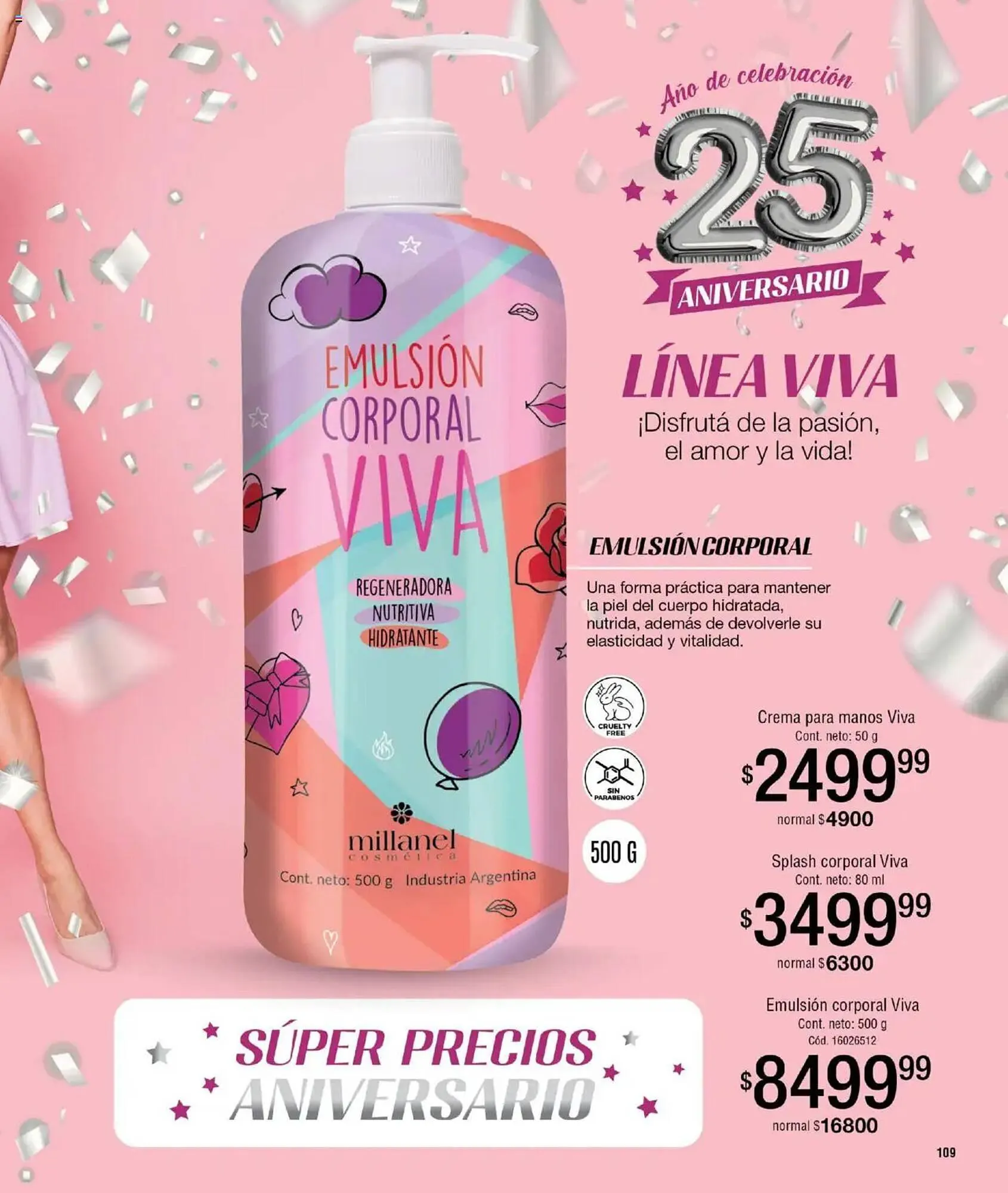 Ofertas de Catálogo Millanel Cosmética 31 de marzo al 27 de abril 2025 - Página 109 del catálogo