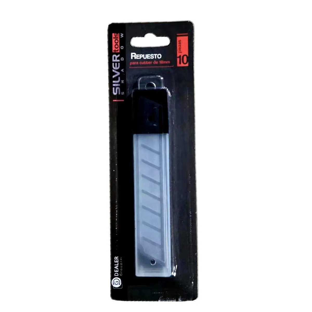 Repuesto de Cutter 18 Mm 10 Piezas Silver Shadow