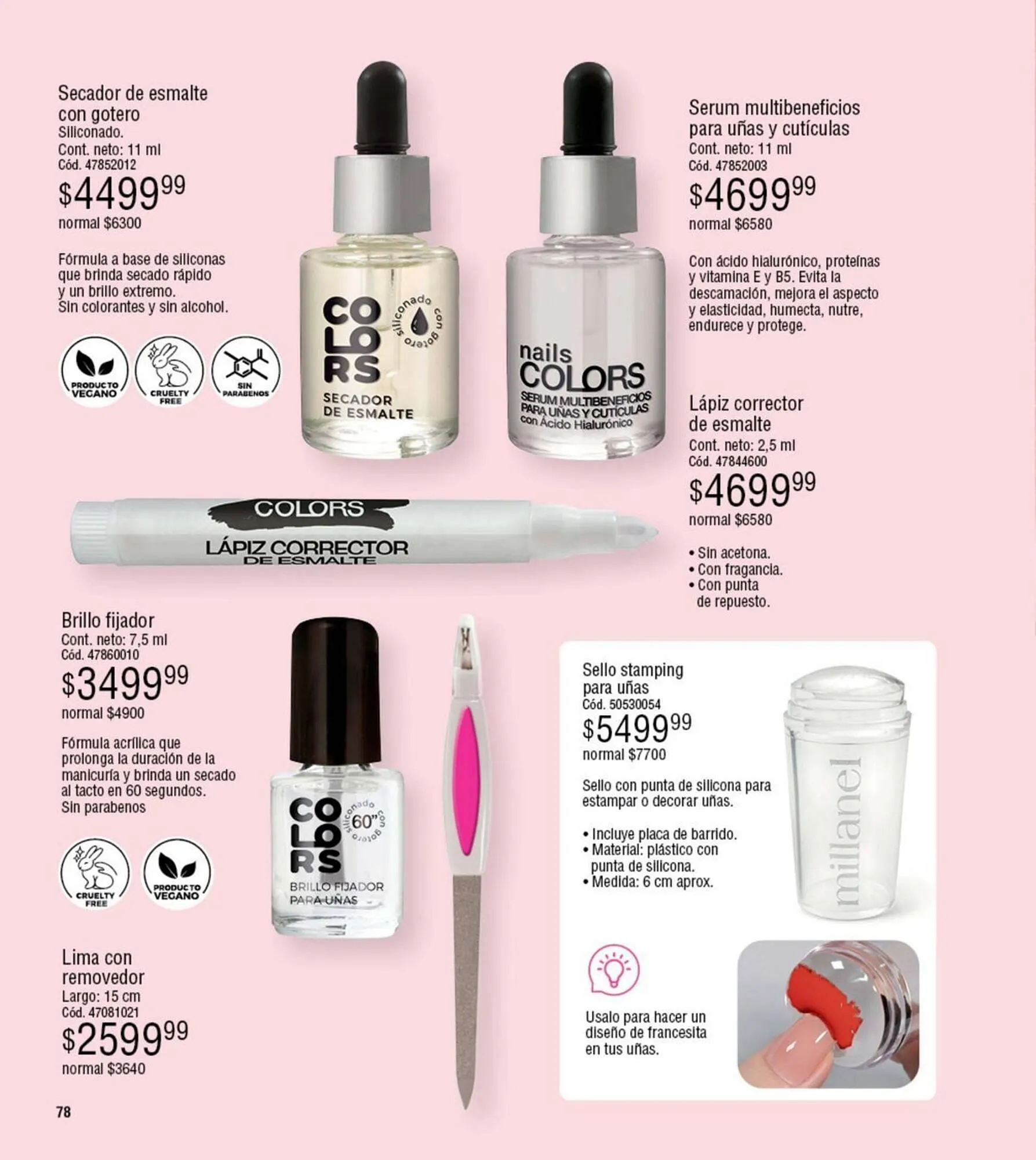 Ofertas de Catálogo Millanel Cosmética 27 de febrero al 31 de marzo 2025 - Página 78 del catálogo
