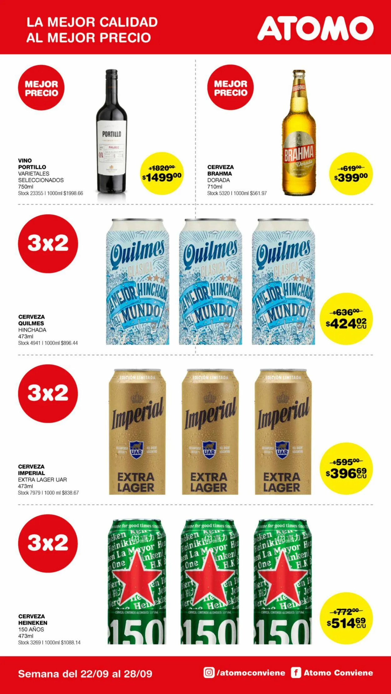 Ofertas de ATOMO Conviene 22 de septiembre al 28 de septiembre 2024 - Página 11 del catálogo