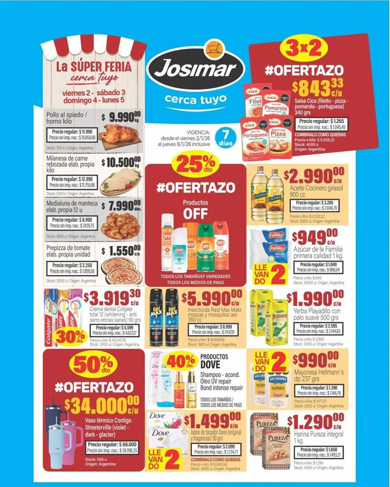 Ofertas de Catálogo Josimar 2 de enero al 1 de agosto 2026 - Página 1 del catálogo