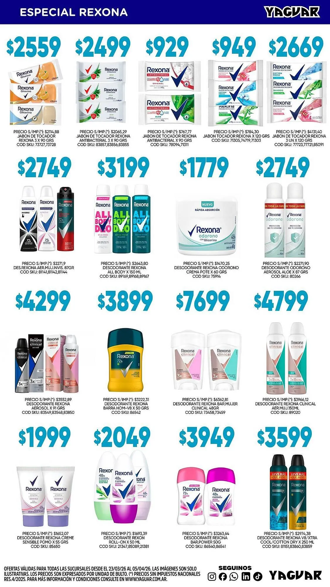 Ofertas de Catálogo Supermercados Yaguar 3 de abril al 5 de abril 2026 - Página 5 del catálogo