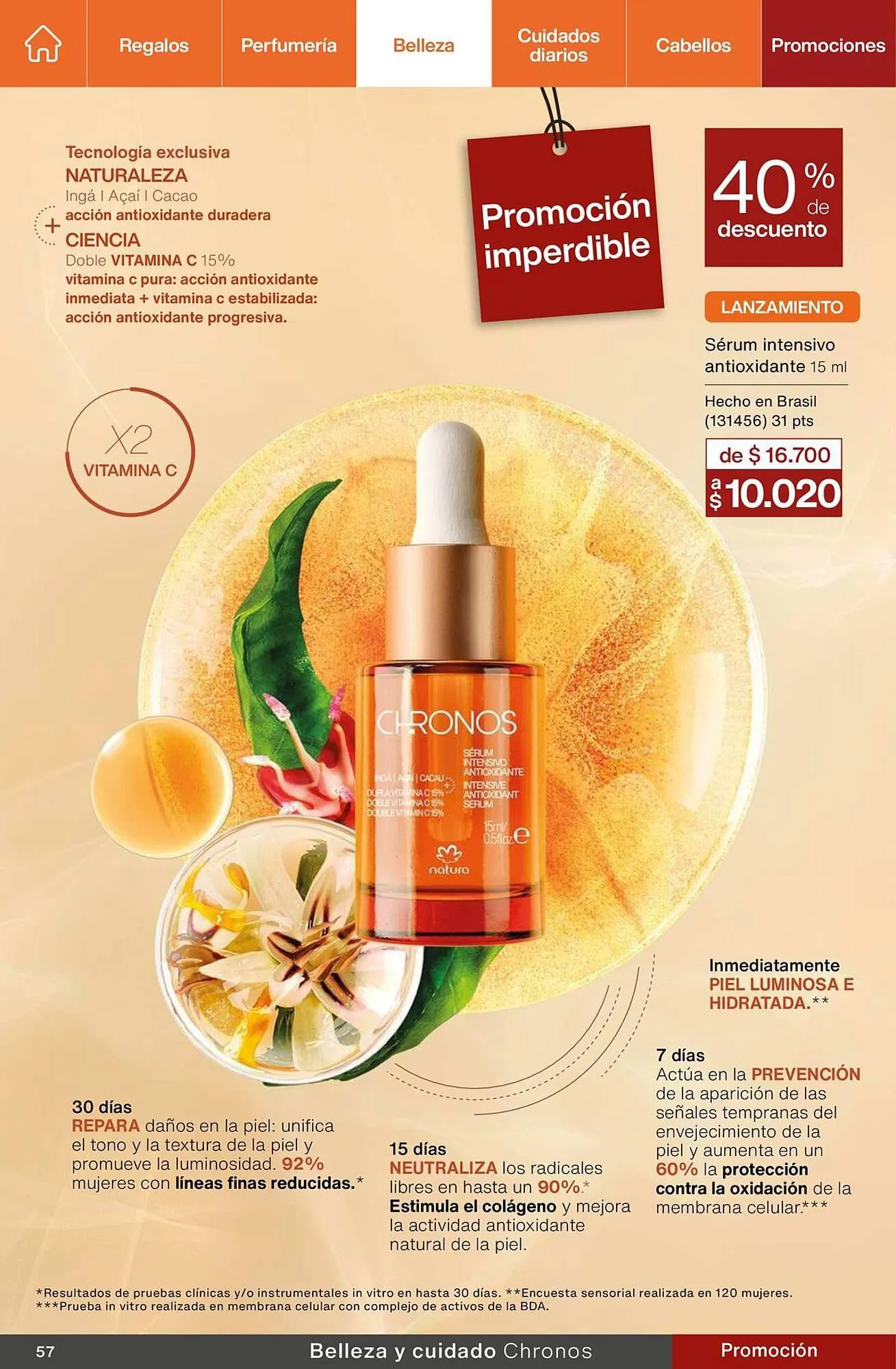 Ofertas de Catálogo Natura 27 de septiembre al 31 de octubre 2023 - Página 57 del catálogo