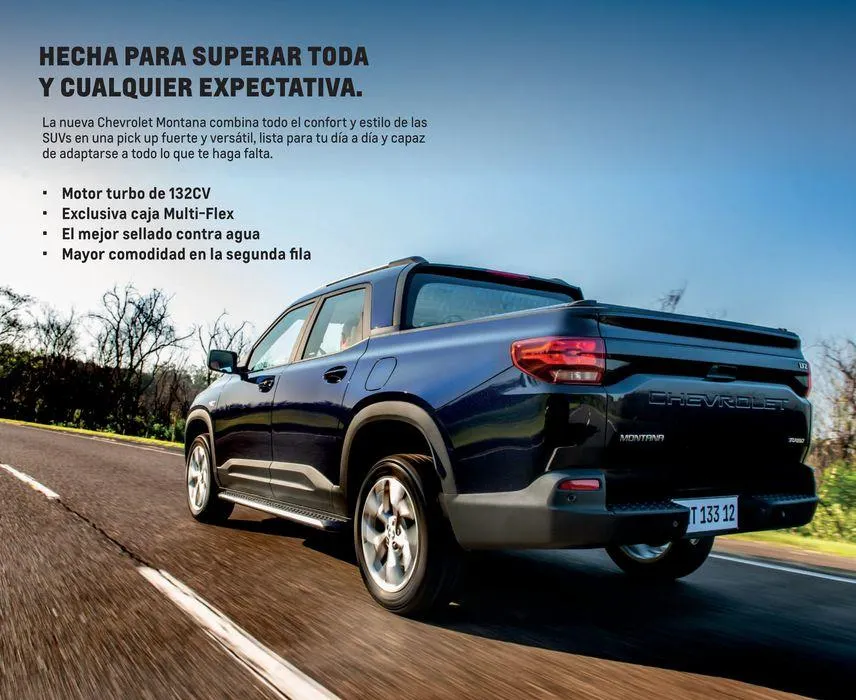 Ofertas de Chevrolet Pickups MONTANA 12 de marzo al 12 de marzo 2025 - Página 2 del catálogo