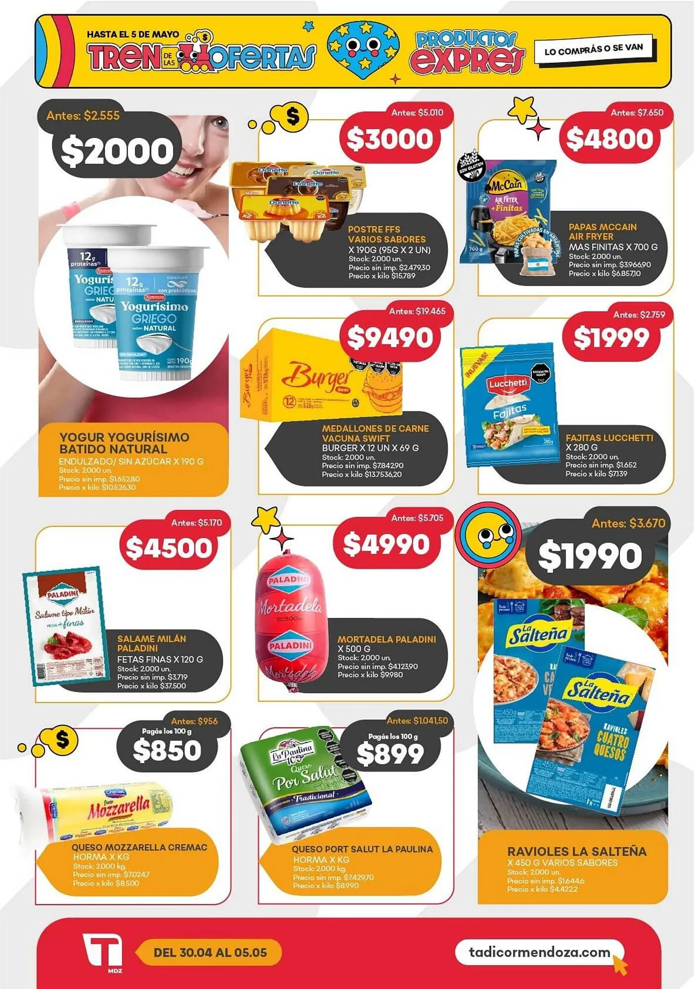 Ofertas de Catálogo Supermercados Tadicor 29 de abril al 5 de mayo 2026 - Página 5 del catálogo