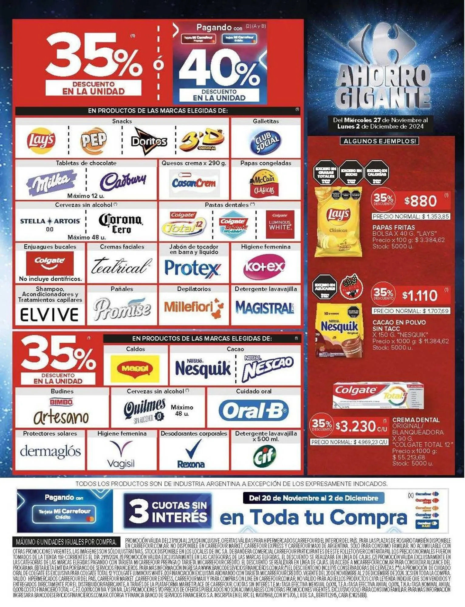 Ofertas de Catálogo Carrefour 27 de noviembre al 3 de diciembre 2024 - Página 25 del catálogo