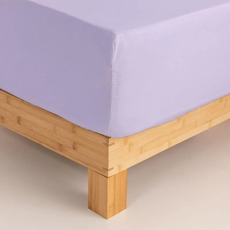 Sábana Ajustable King Size Liso Colores