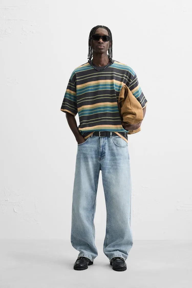 CAMISETA JACQUARD RAYAS