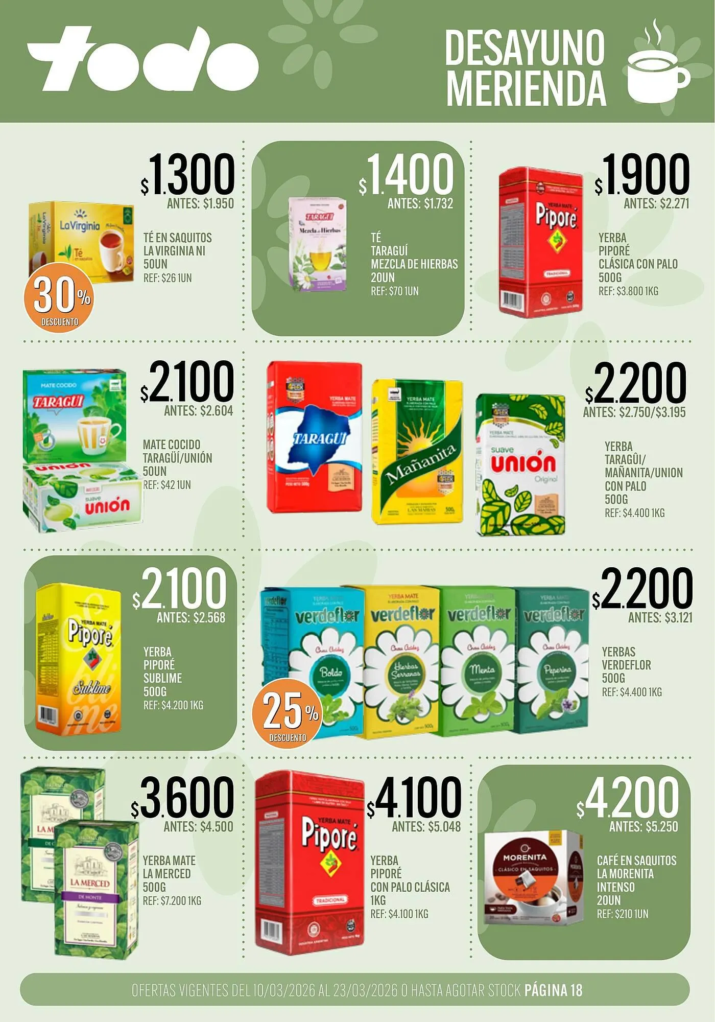 Ofertas de Catálogo Supermercados Todo 10 de marzo al 23 de marzo 2026 - Página 18 del catálogo