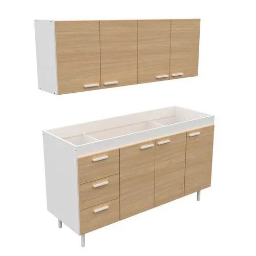 Combo mueble de cocina 1.40 m malta sin bacha Mosconi