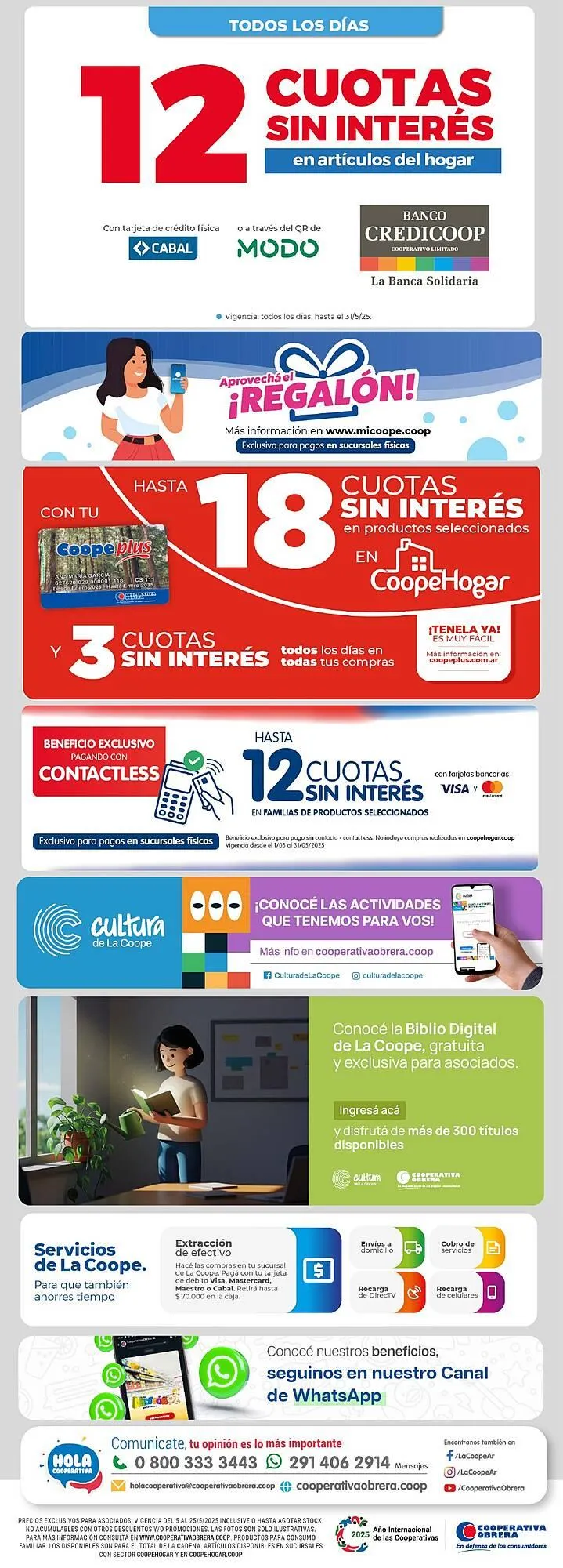 Ofertas de Catálogo Cooperativa Obrera 5 de mayo al 25 de mayo 2025 - Página 14 del catálogo