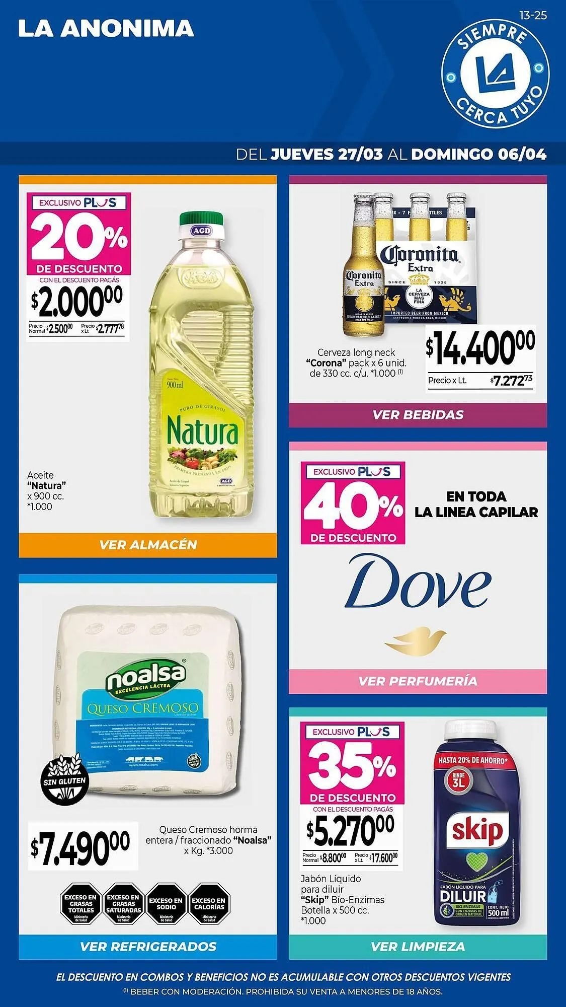Ofertas de Catálogo La Anonima 27 de marzo al 6 de abril 2025 - Página 1 del catálogo