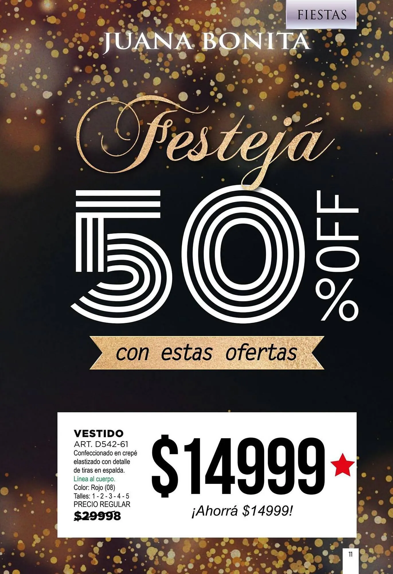 Ofertas de Catálogo Juana Bonita 27 de noviembre al 31 de diciembre 2023 - Página 12 del catálogo
