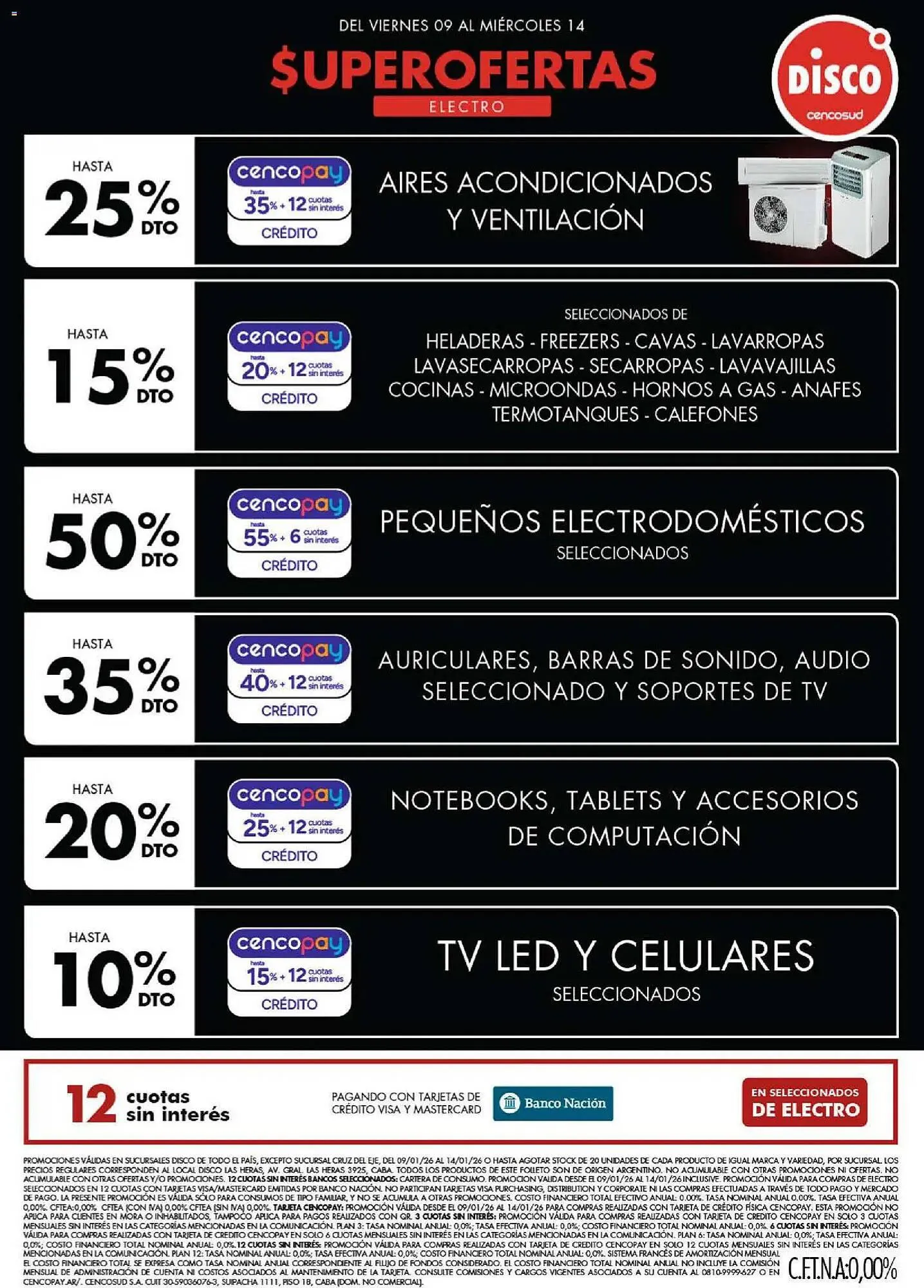 Ofertas de Folleto Disco 9 de enero al 14 de enero 2026 - Página 1 del catálogo