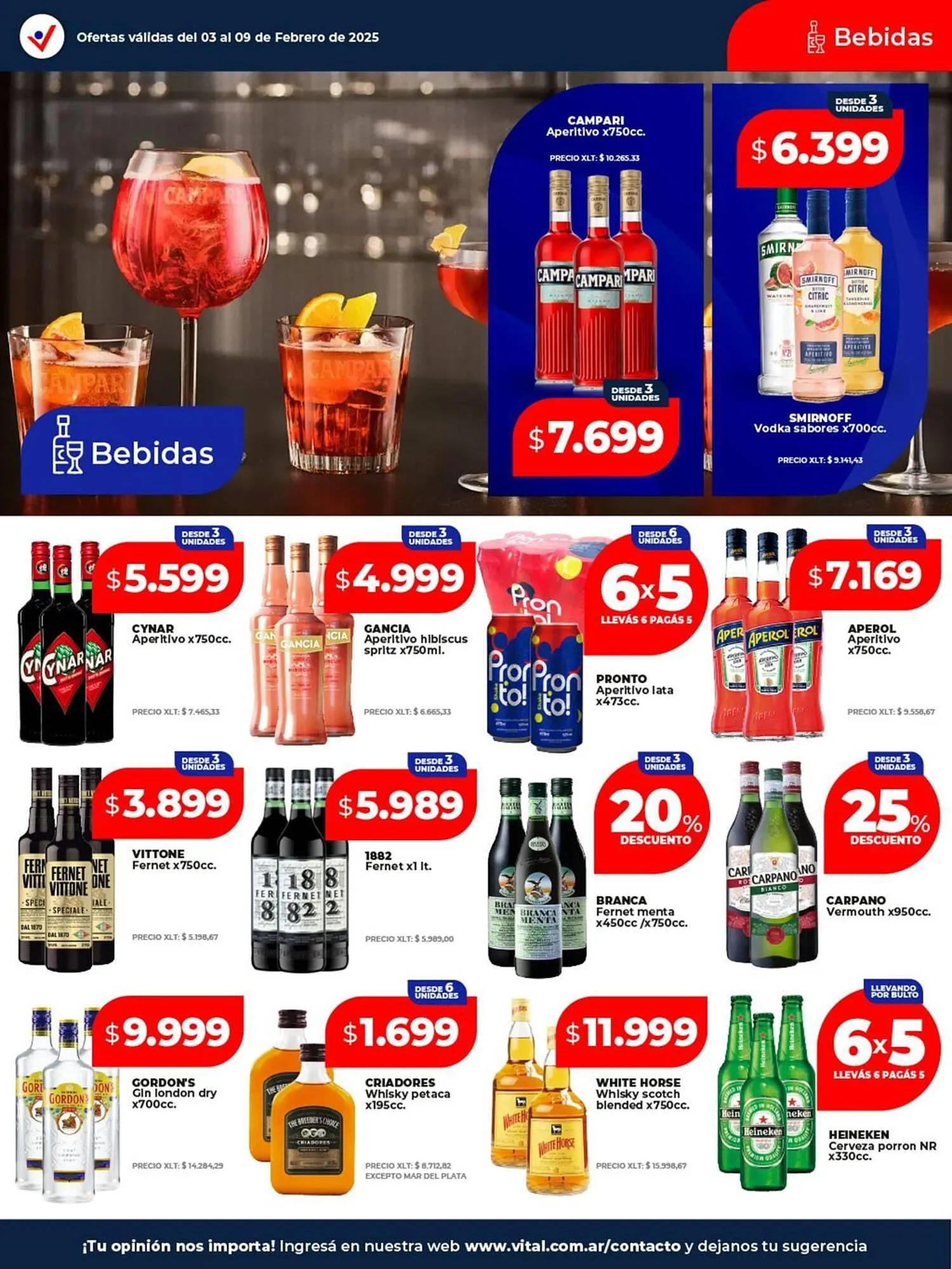 Ofertas de Catálogo Supermayorista Vital 3 de febrero al 9 de febrero 2025 - Página 10 del catálogo