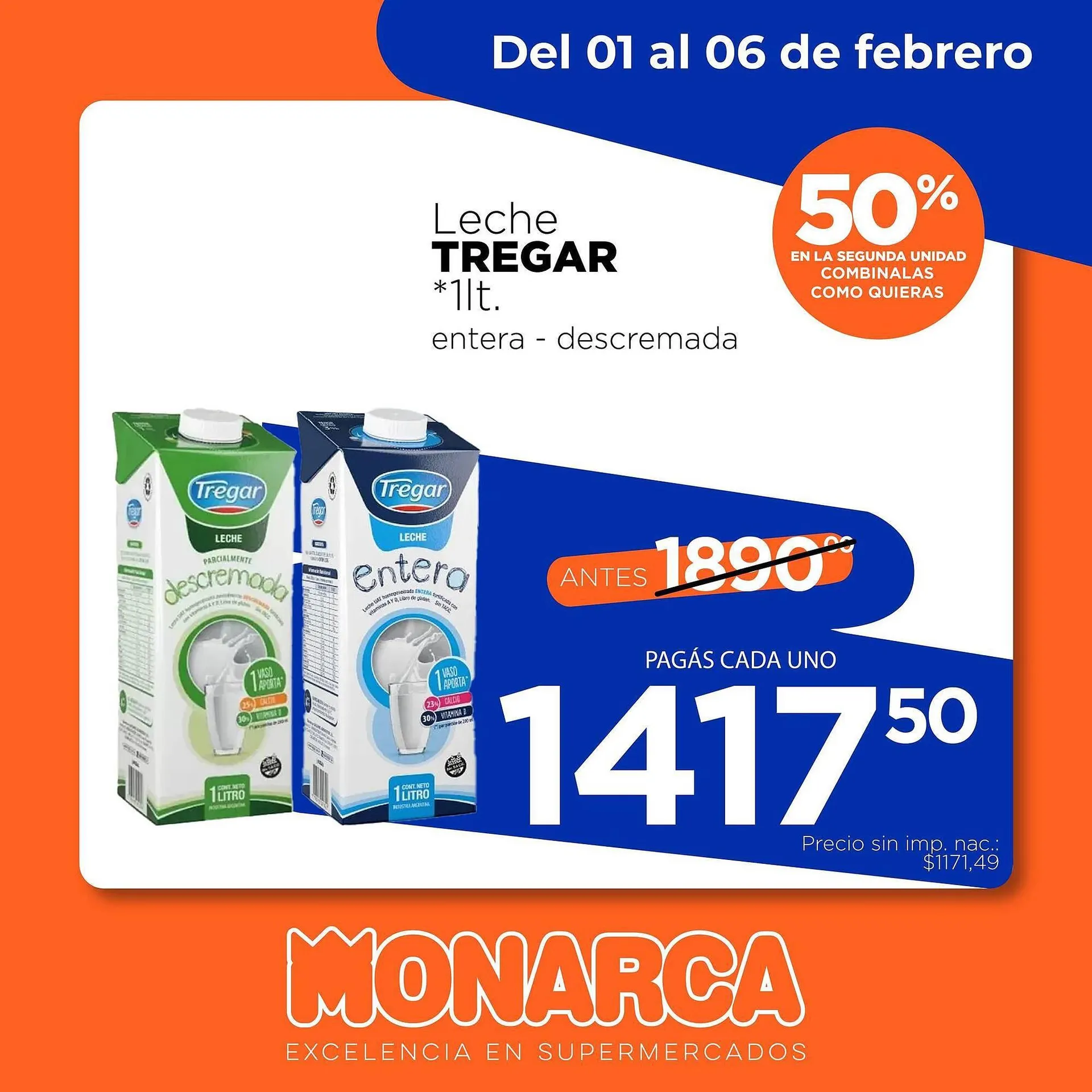 Ofertas de Catálogo Supermercados Monarca 1 de febrero al 6 de febrero 2026 - Página 2 del catálogo