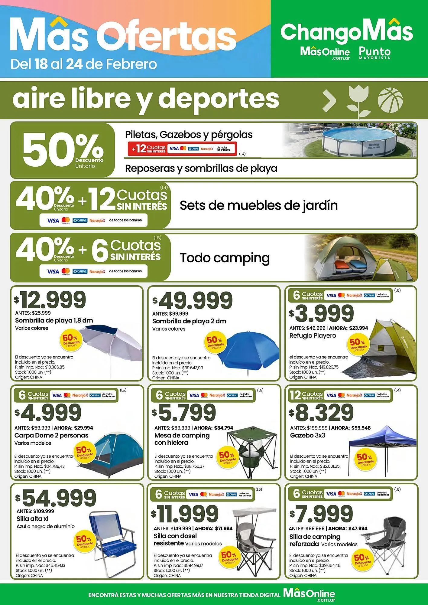 Ofertas de Catálogo Changomas 18 de febrero al 24 de febrero 2026 - Página 11 del catálogo