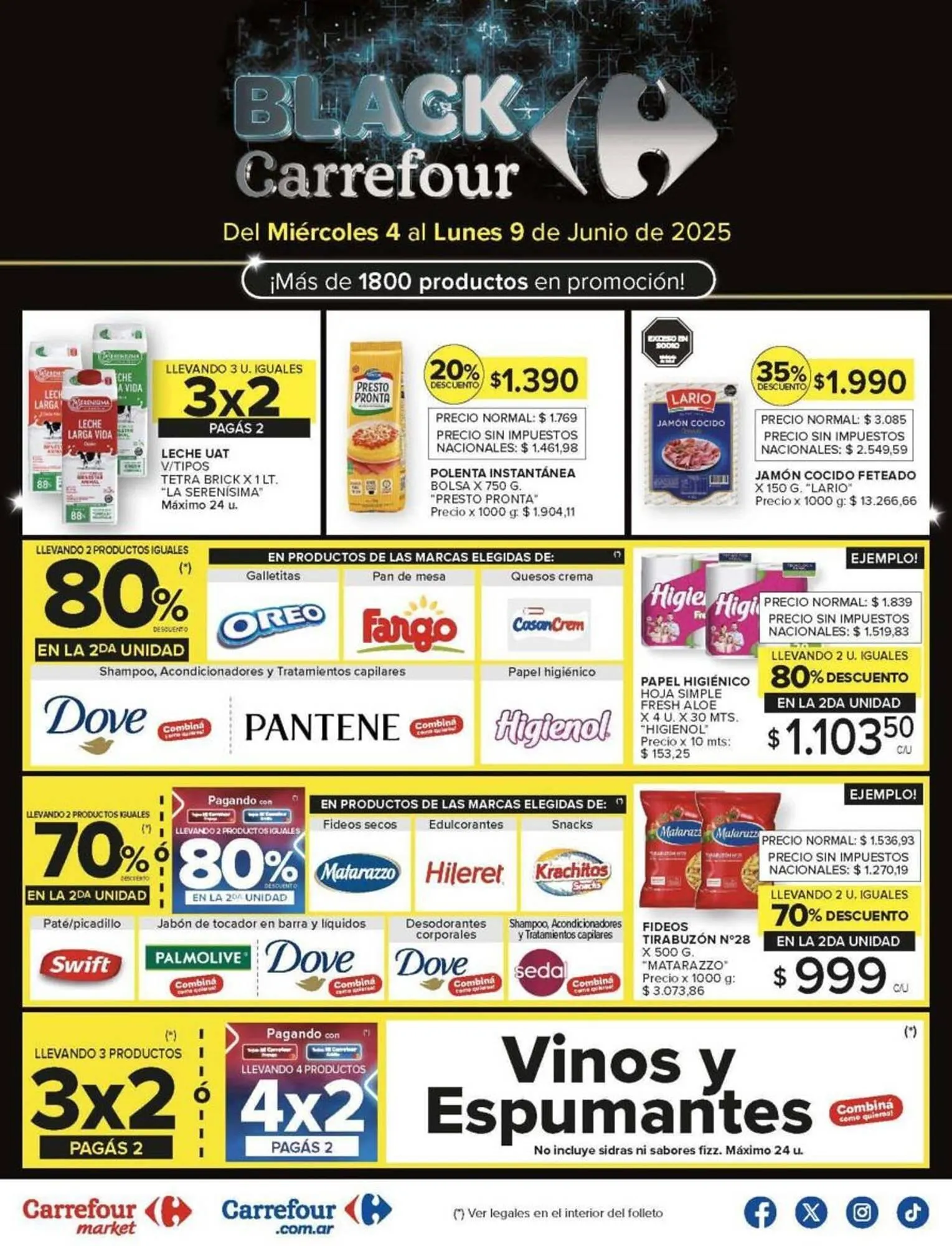 Ofertas de Catálogo Carrefour Market 4 de junio al 10 de junio 2025 - Página 1 del catálogo