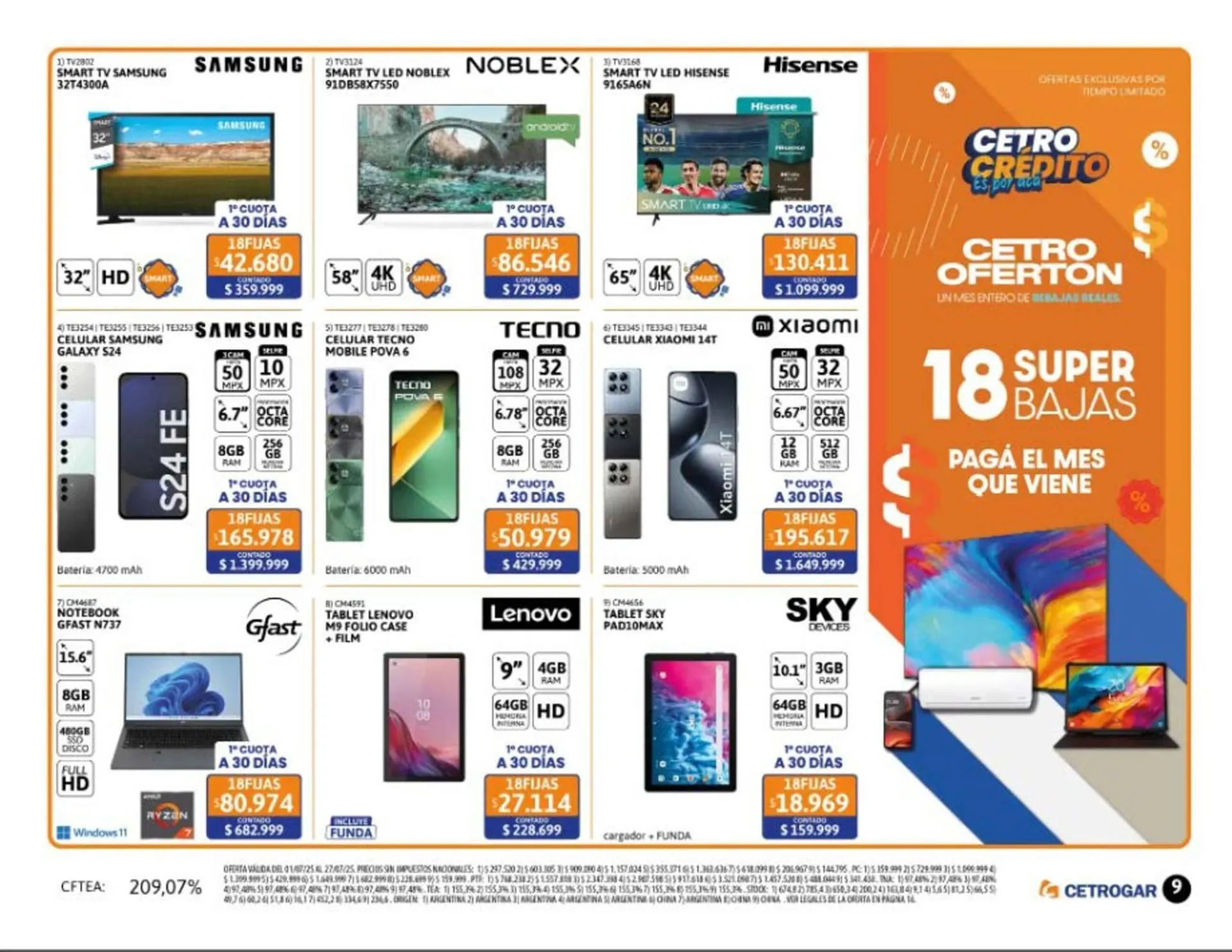 Ofertas de Catálogo Cetrogar 11 de julio al 31 de julio 2025 - Página 9 del catálogo