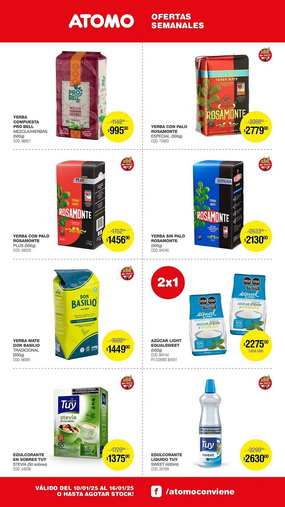 Ofertas de Catálogo Atomo Conviene 10 de enero al 16 de enero 2025 - Página 8 del catálogo