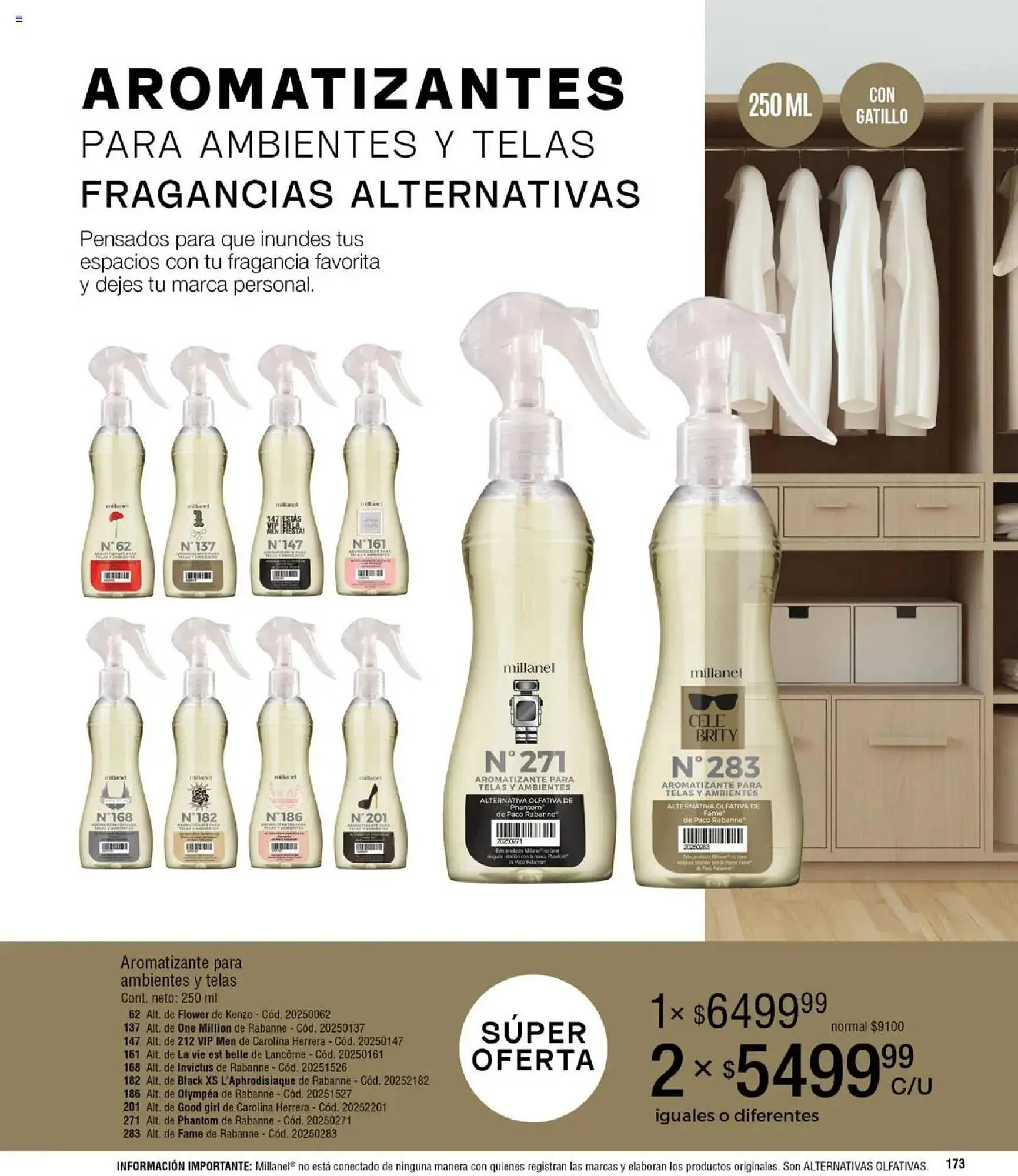 Ofertas de Catálogo Millanel Cosmética 31 de marzo al 27 de abril 2025 - Página 173 del catálogo