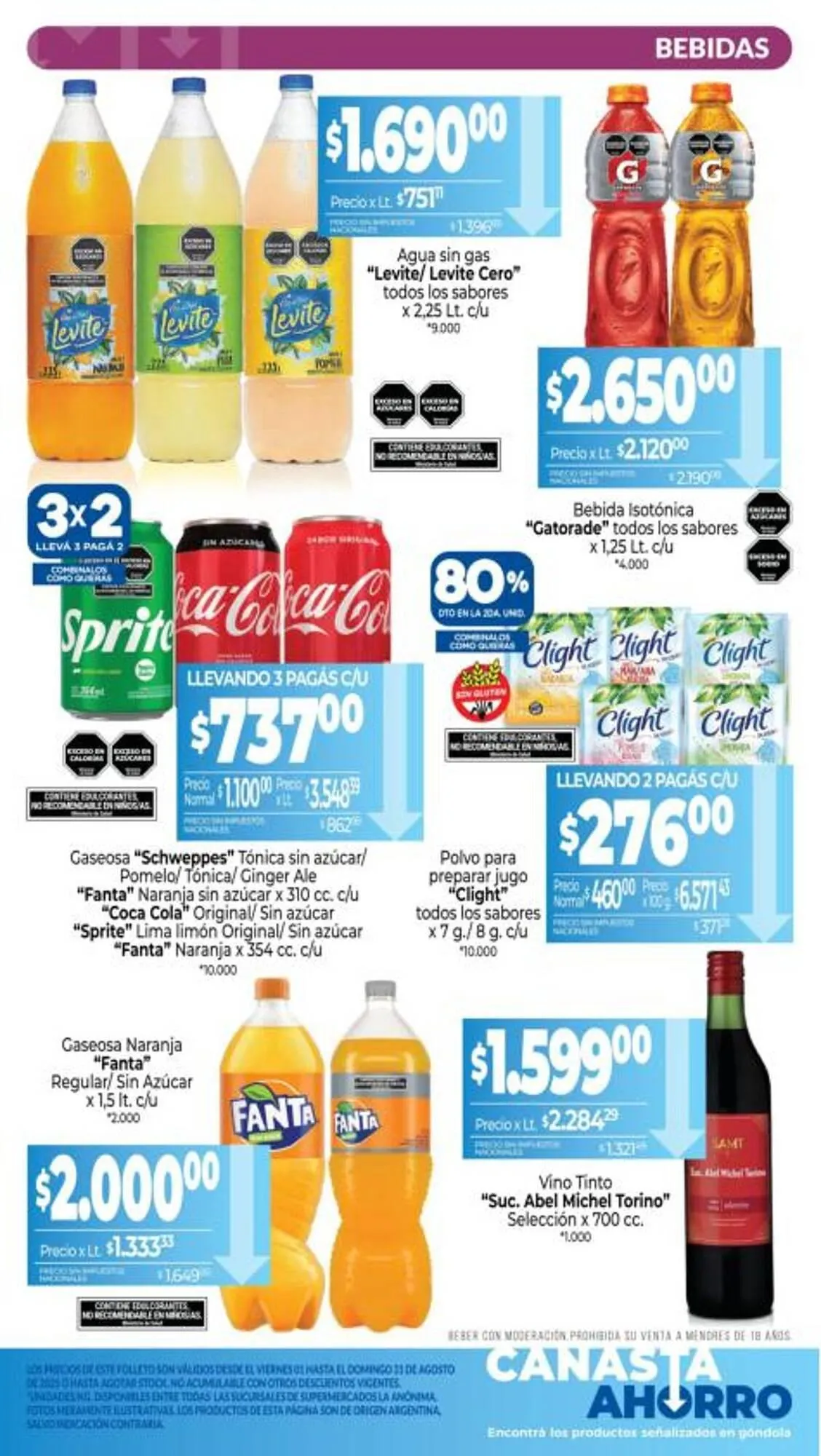 Ofertas de Catálogo La Anonima 8 de agosto al 31 de agosto 2025 - Página 9 del catálogo